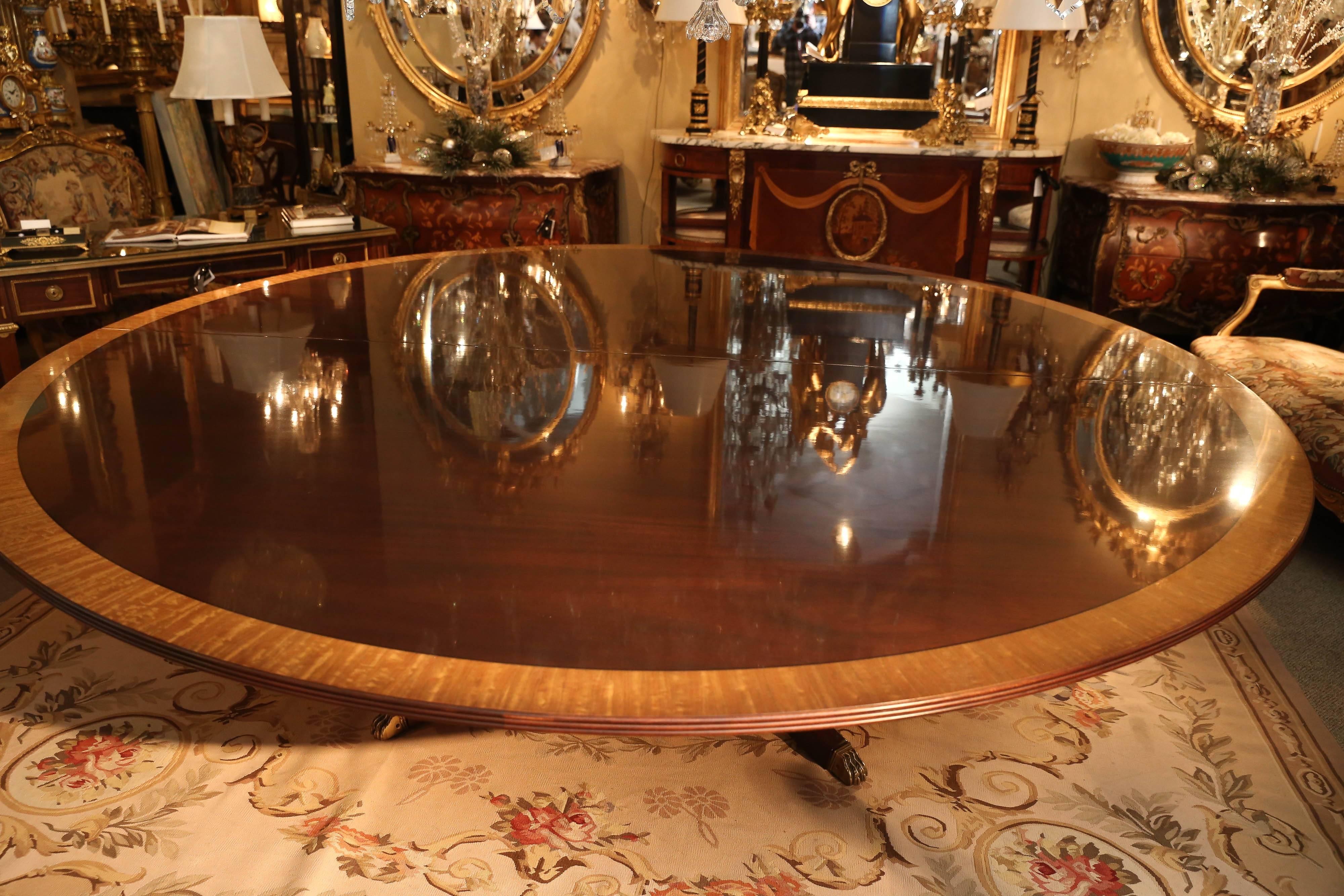 Custom Made Extra Wide Round Dining Table 2