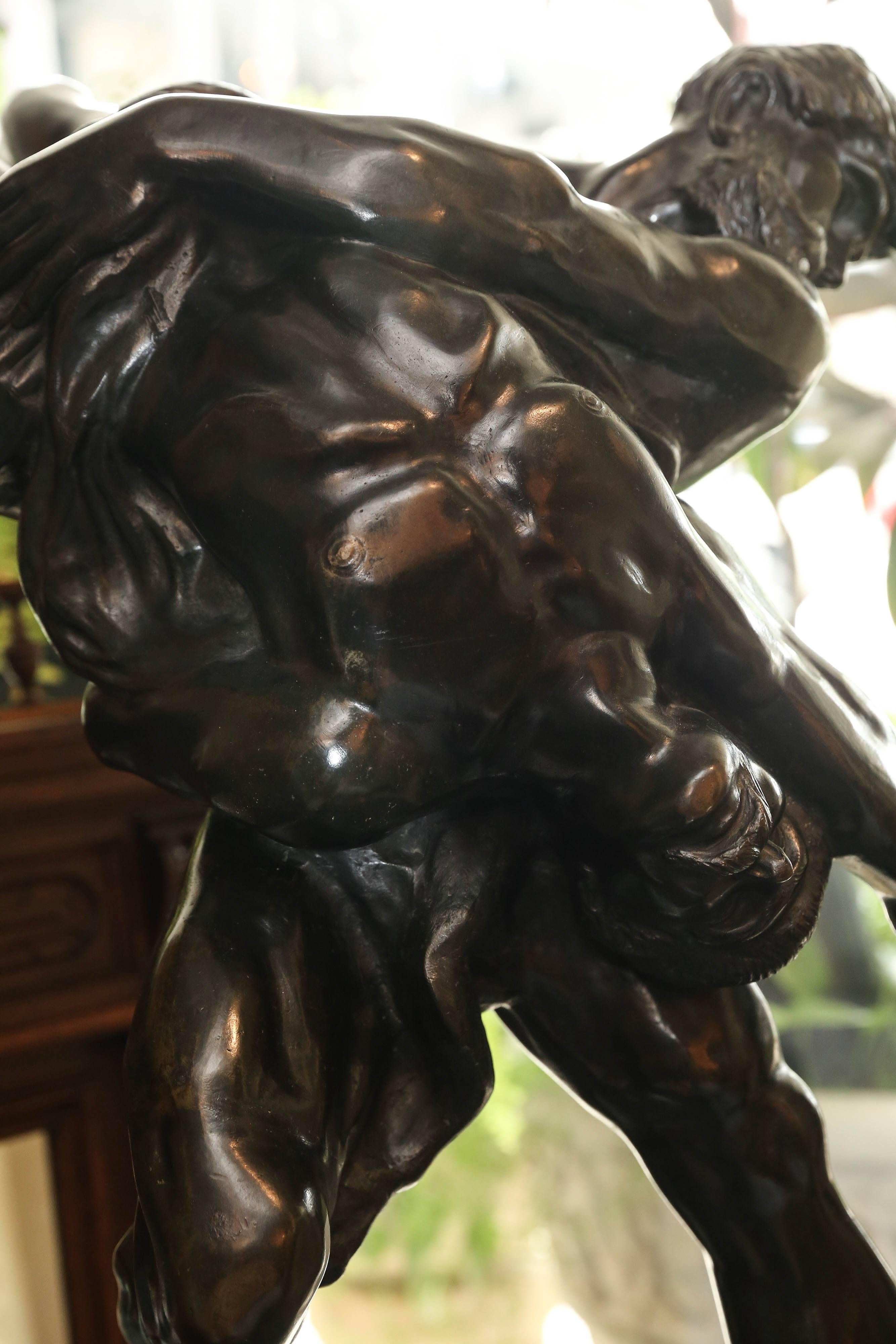 Belge Sculpture en bronze des Olympians de Jef Lambeaux en vente