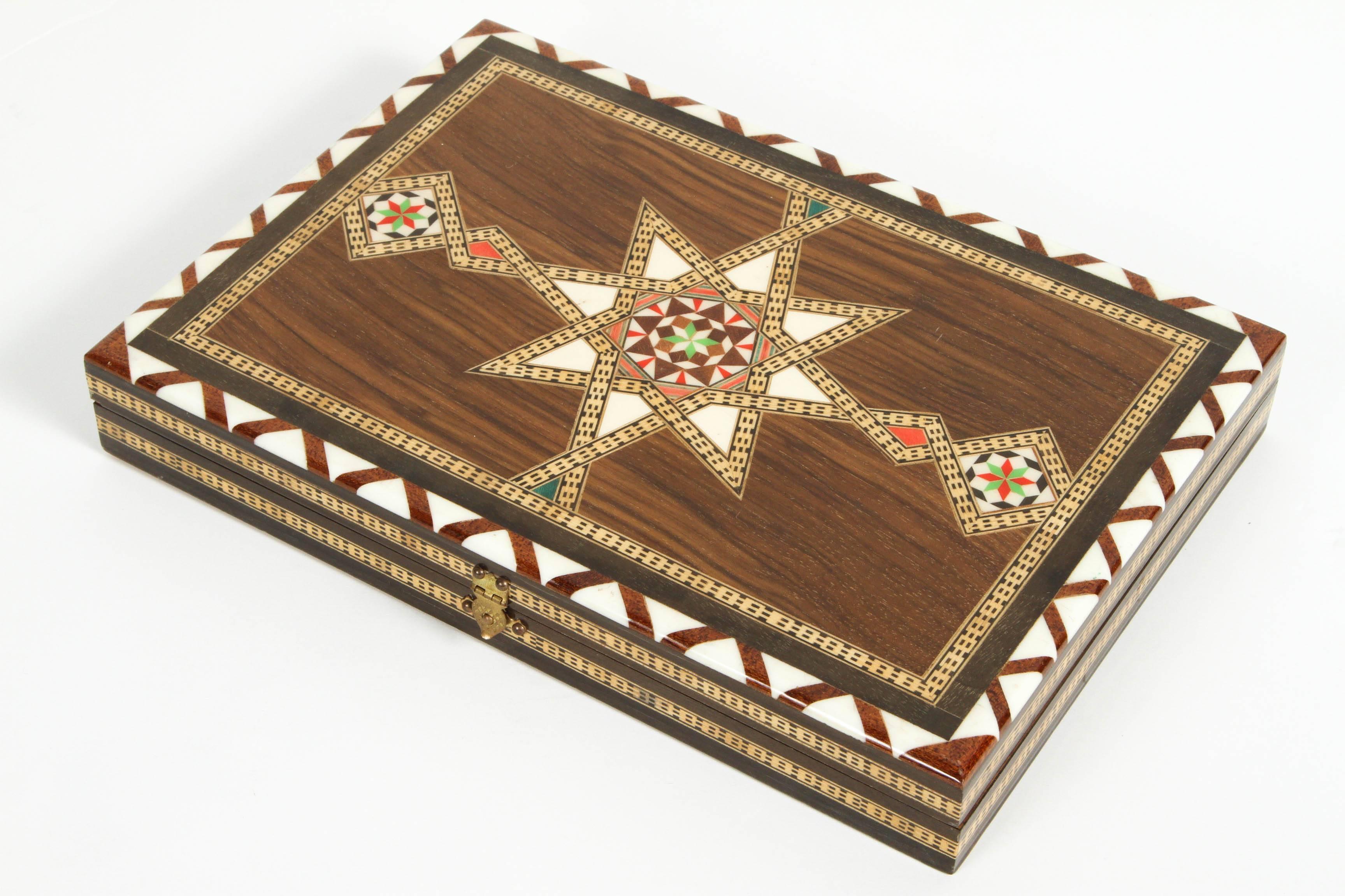 middle eastern backgammon set