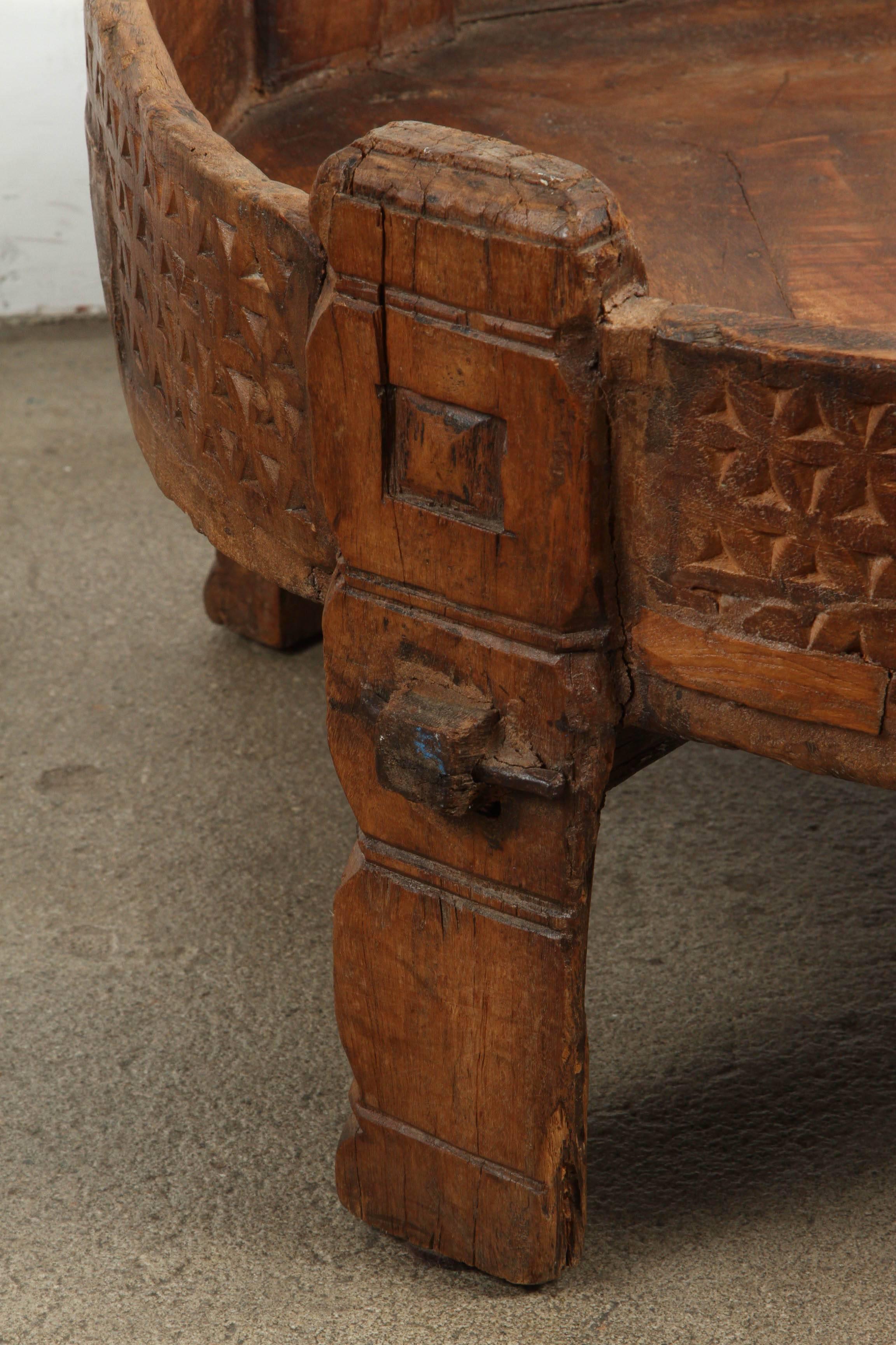 moroccan wooden table
