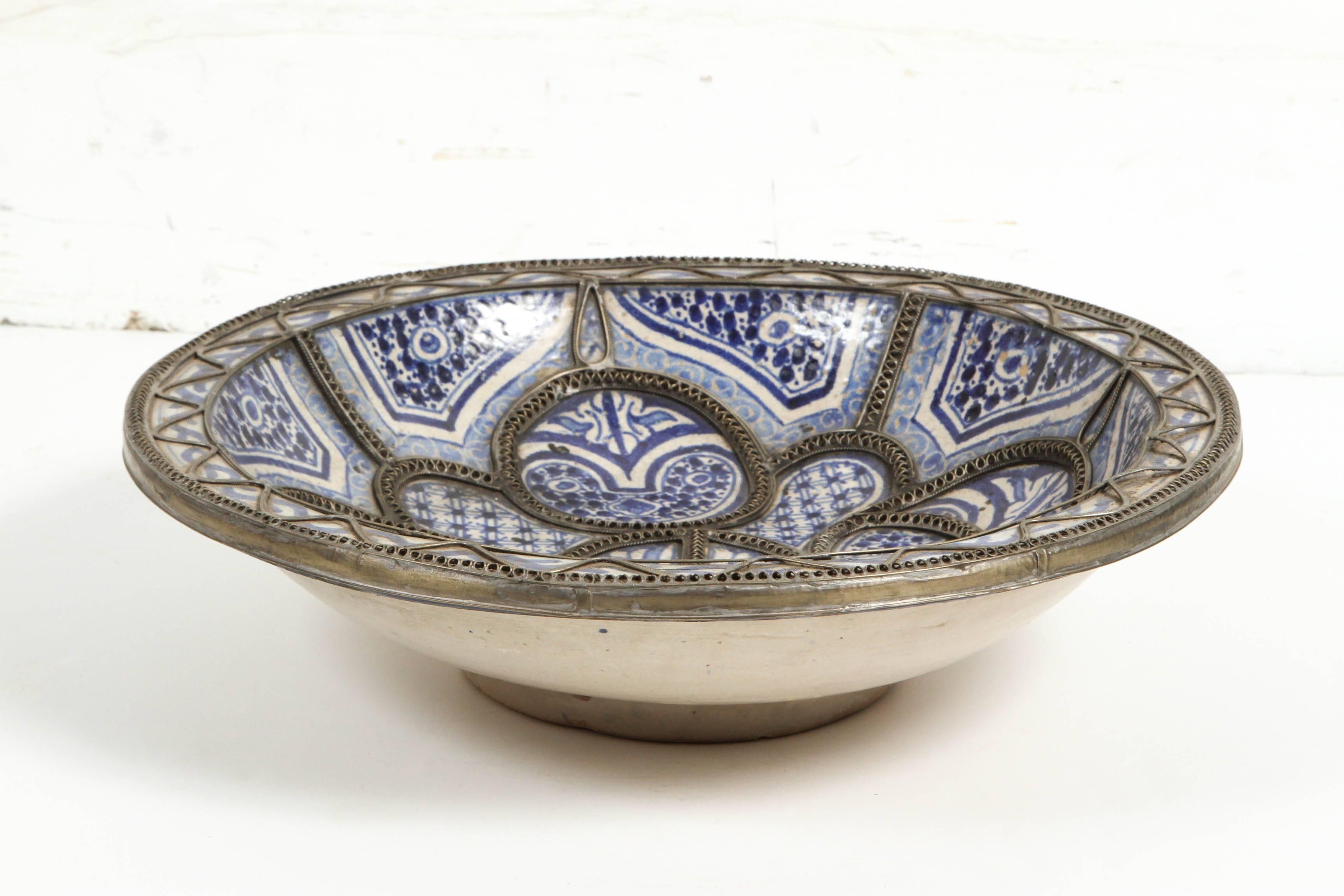 Large Decorative Ceramic Plates from Fez 2