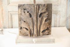 Carved French Fragment Lamp