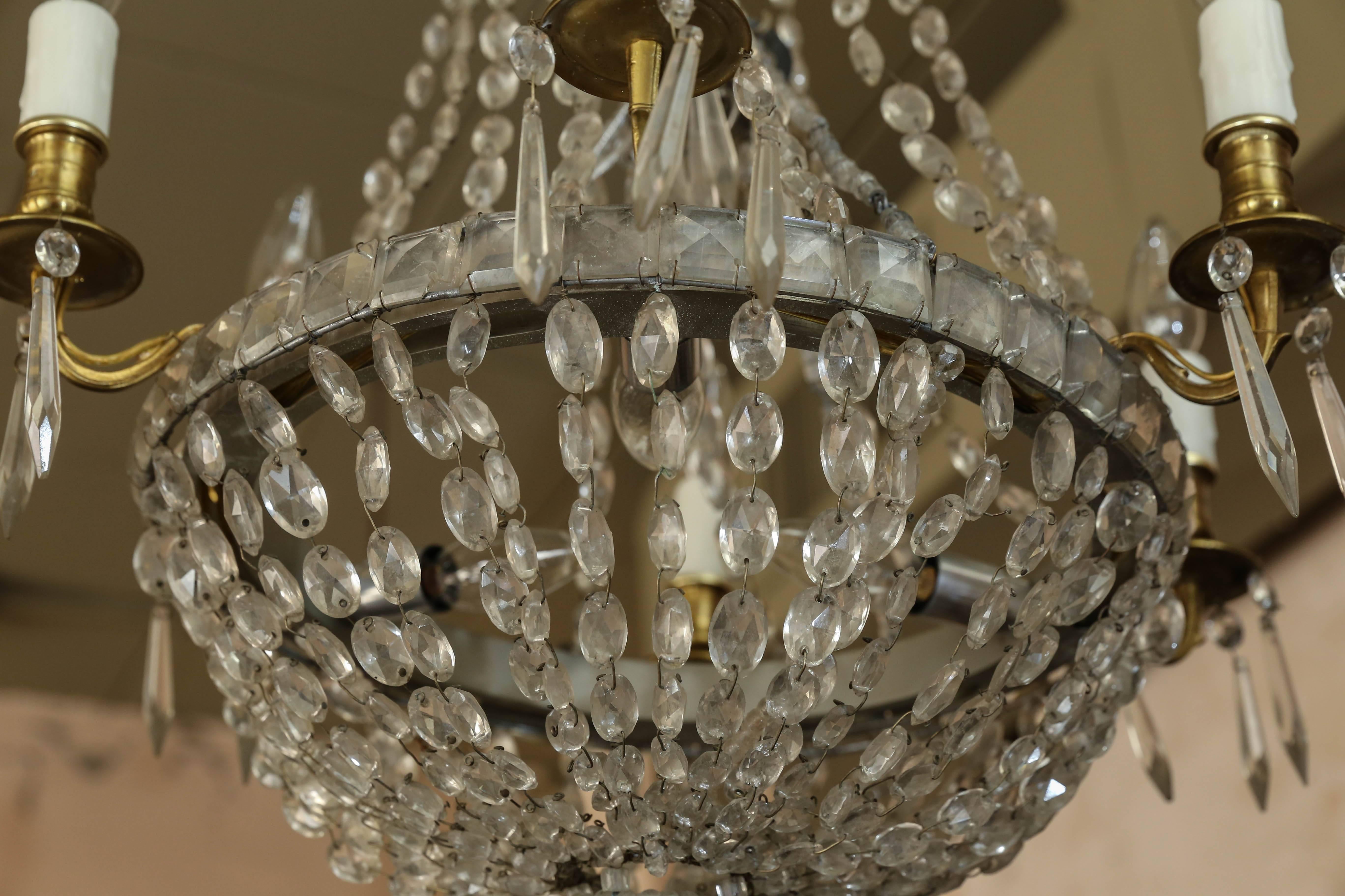 Early 20th Century Empire Style Chandelier