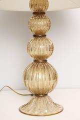 Art Deco Murano Glass Table Lamp