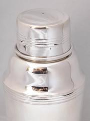 Art Deco Continental Silver Cocktail Shaker