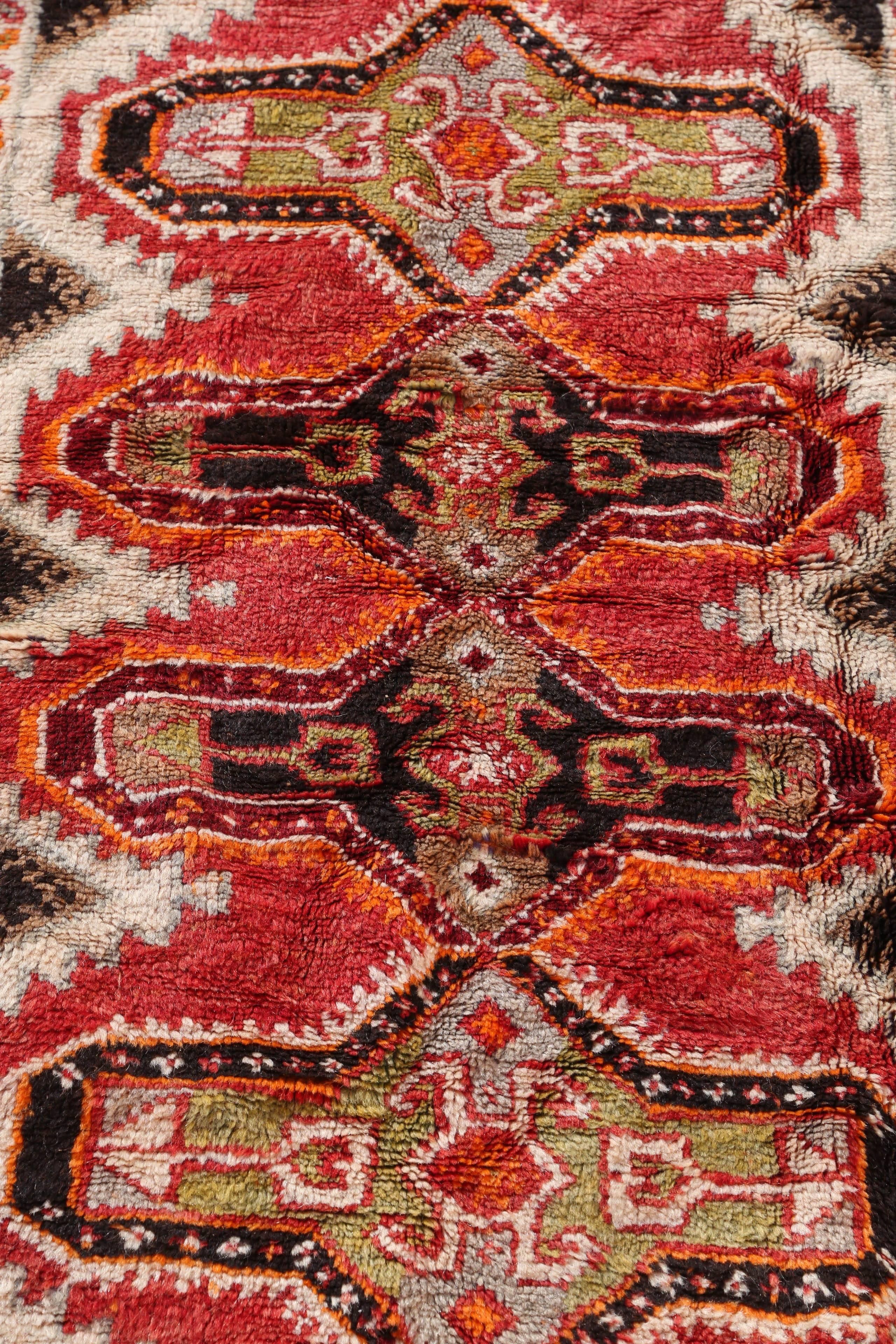 20th Century Vintage Moroccan Tribal Rug
