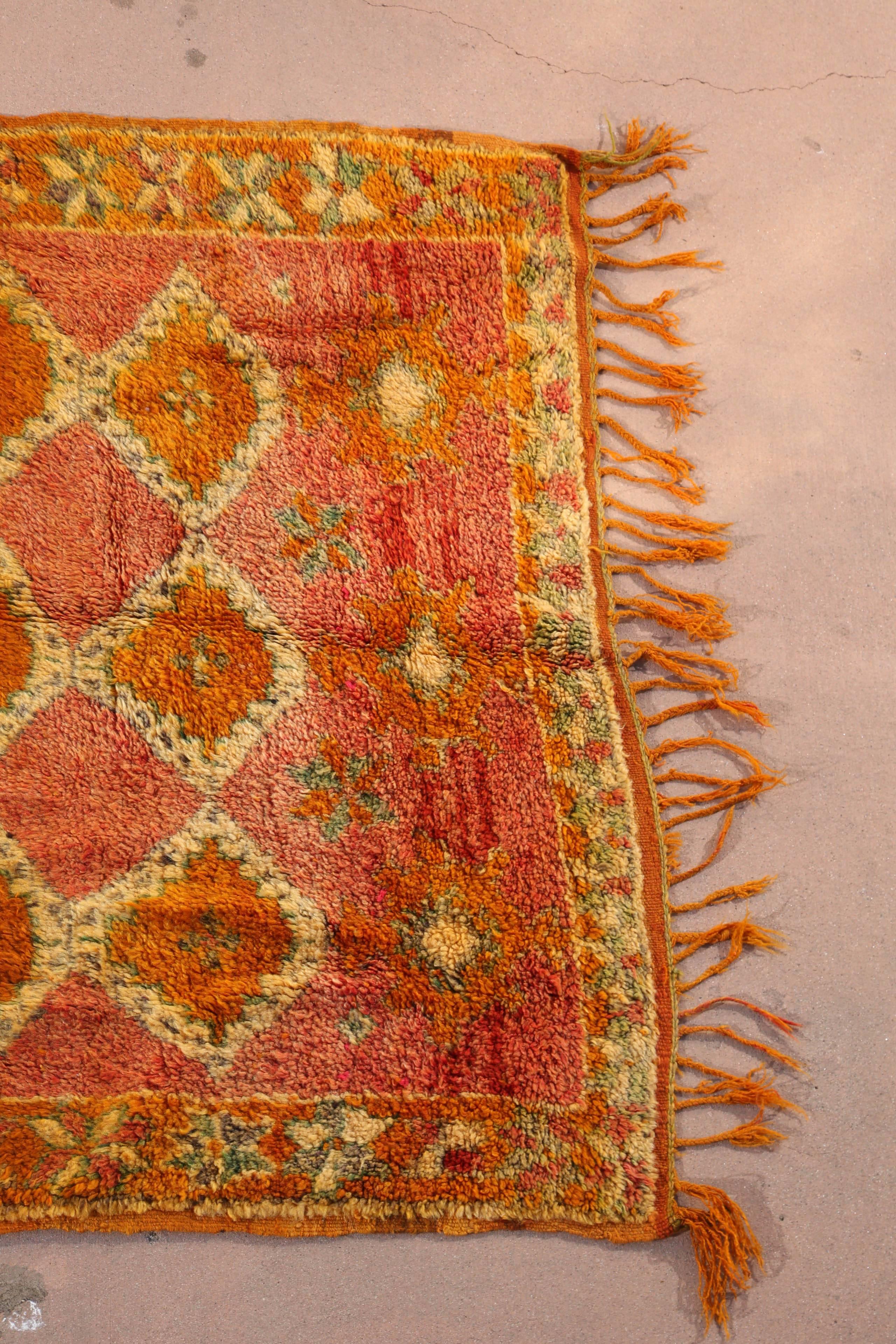 Hand-Woven Moroccan Vintage Berber Rug