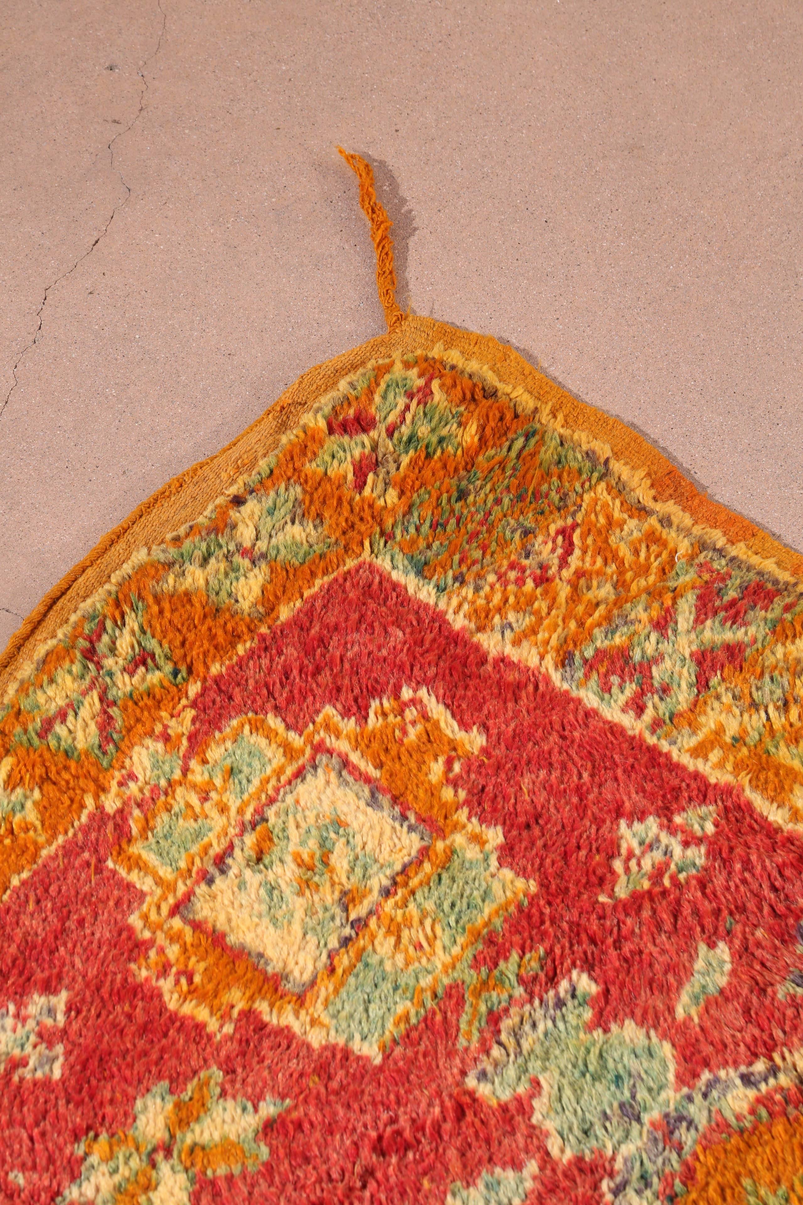 Wool Moroccan Vintage Berber Rug