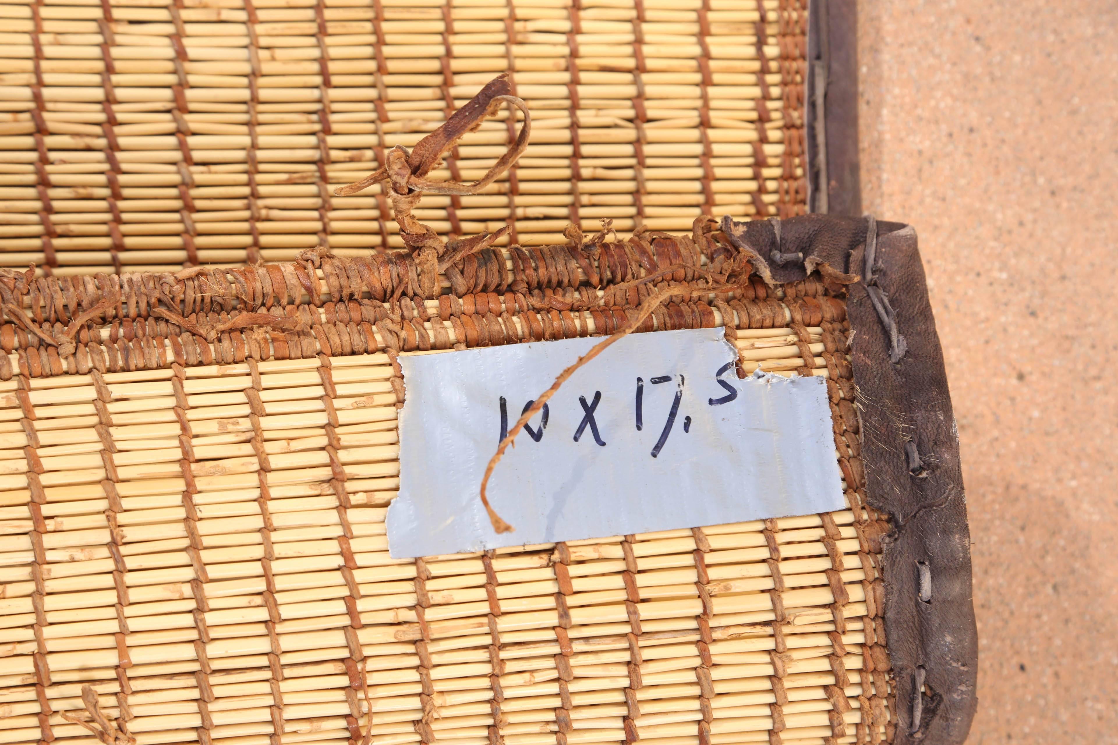 Moroccan Tuareg Leather Rug 1