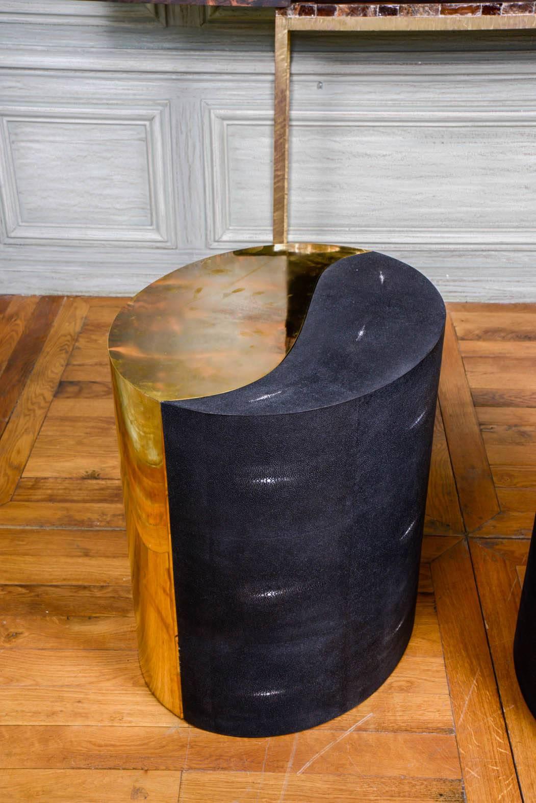 Pair of Yin and Yang Pedestals For Sale 3