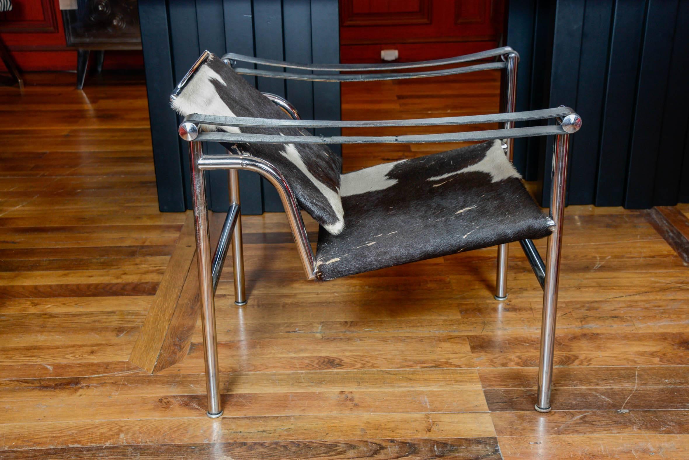 Le Corbusier LC1 pair of armchairs In Good Condition In Saint-Ouen (PARIS), FR