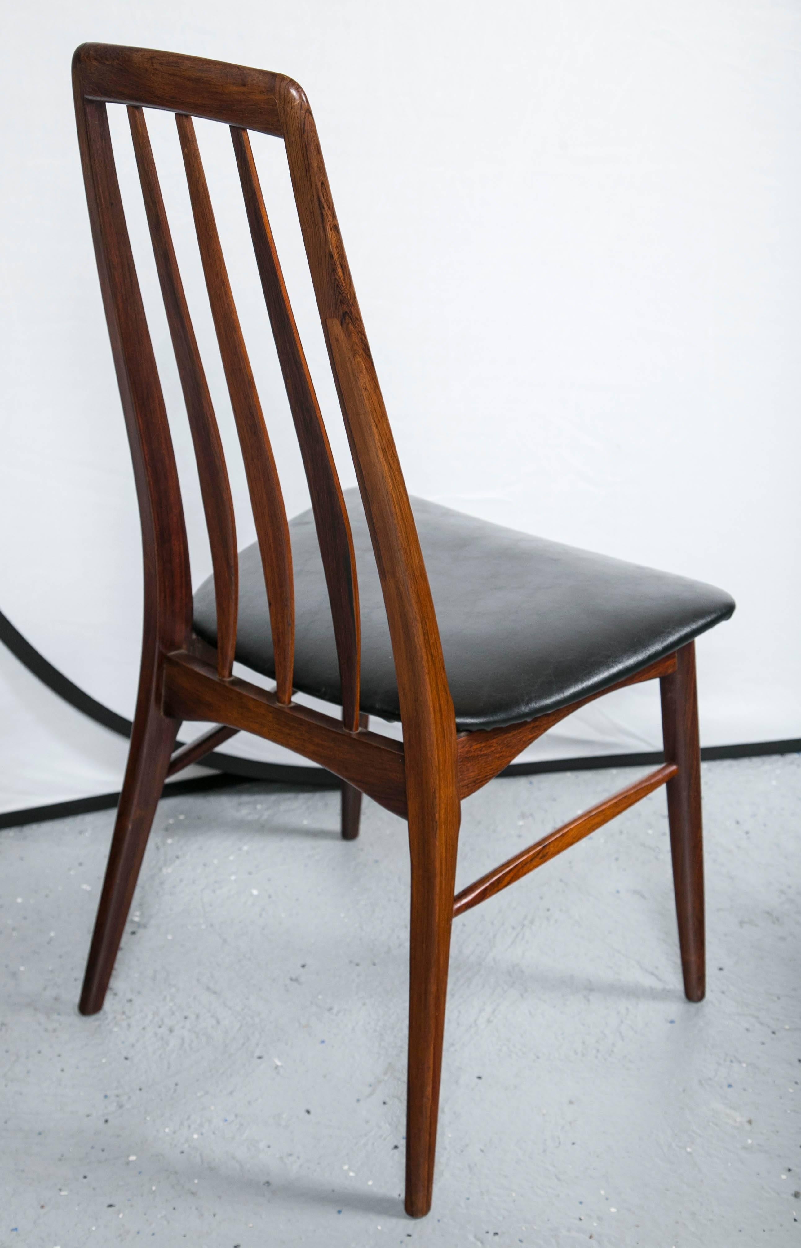 Set of Eight Niels Moller Eva Dining Chairs In Good Condition In Stamford, CT