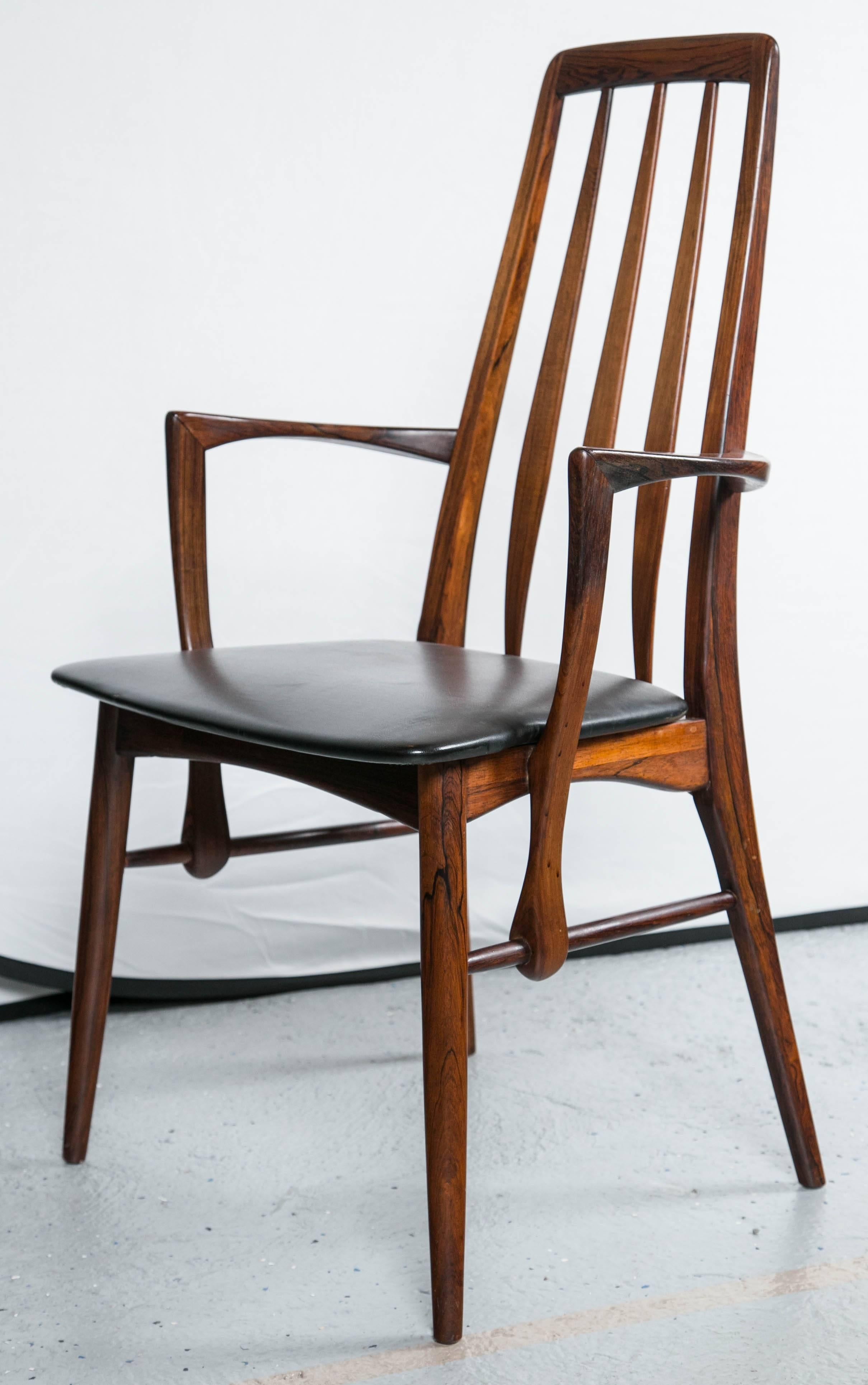20th Century Set of Eight Niels Moller Eva Dining Chairs