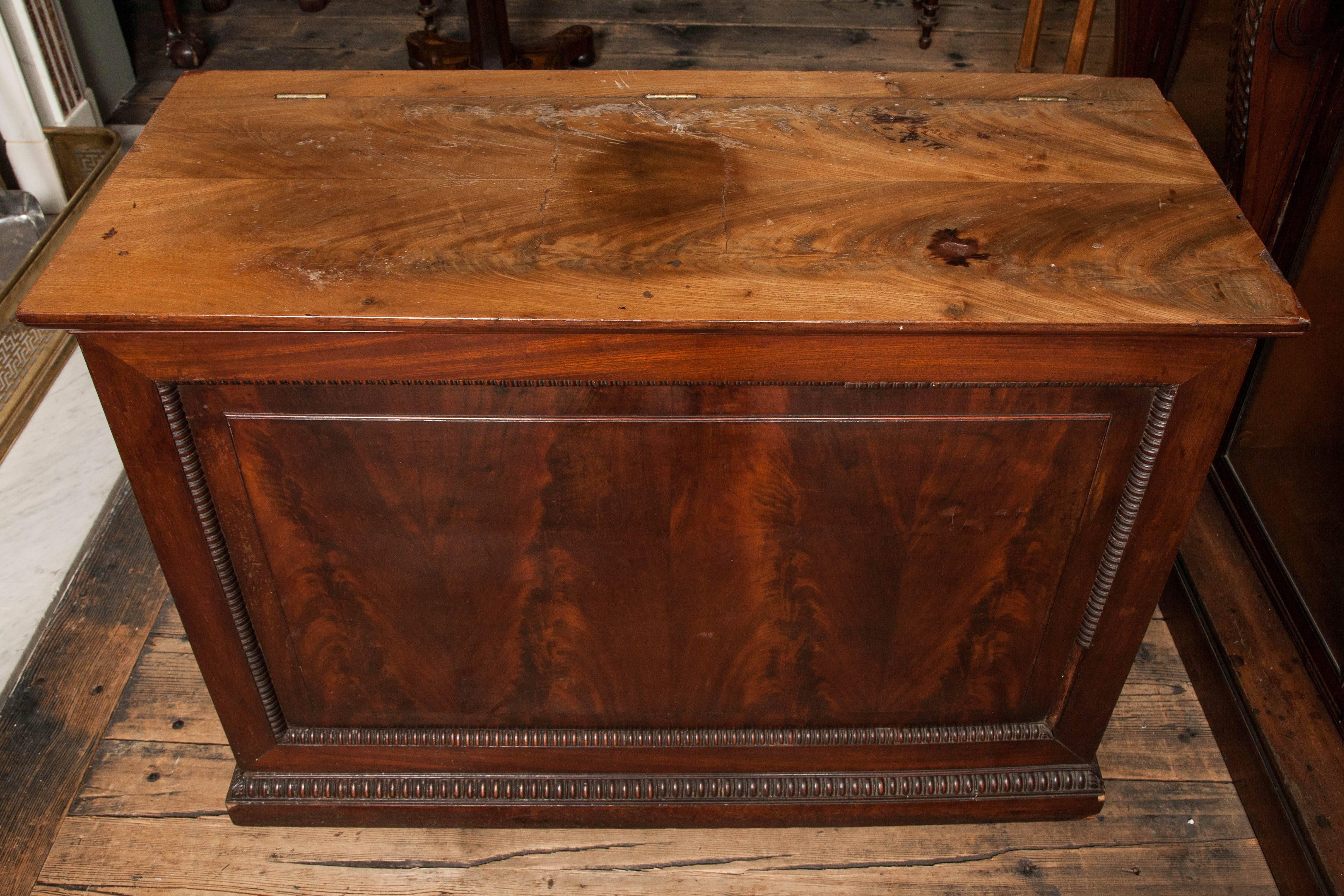 William IV Carved Oak Specimen Cabinet 1