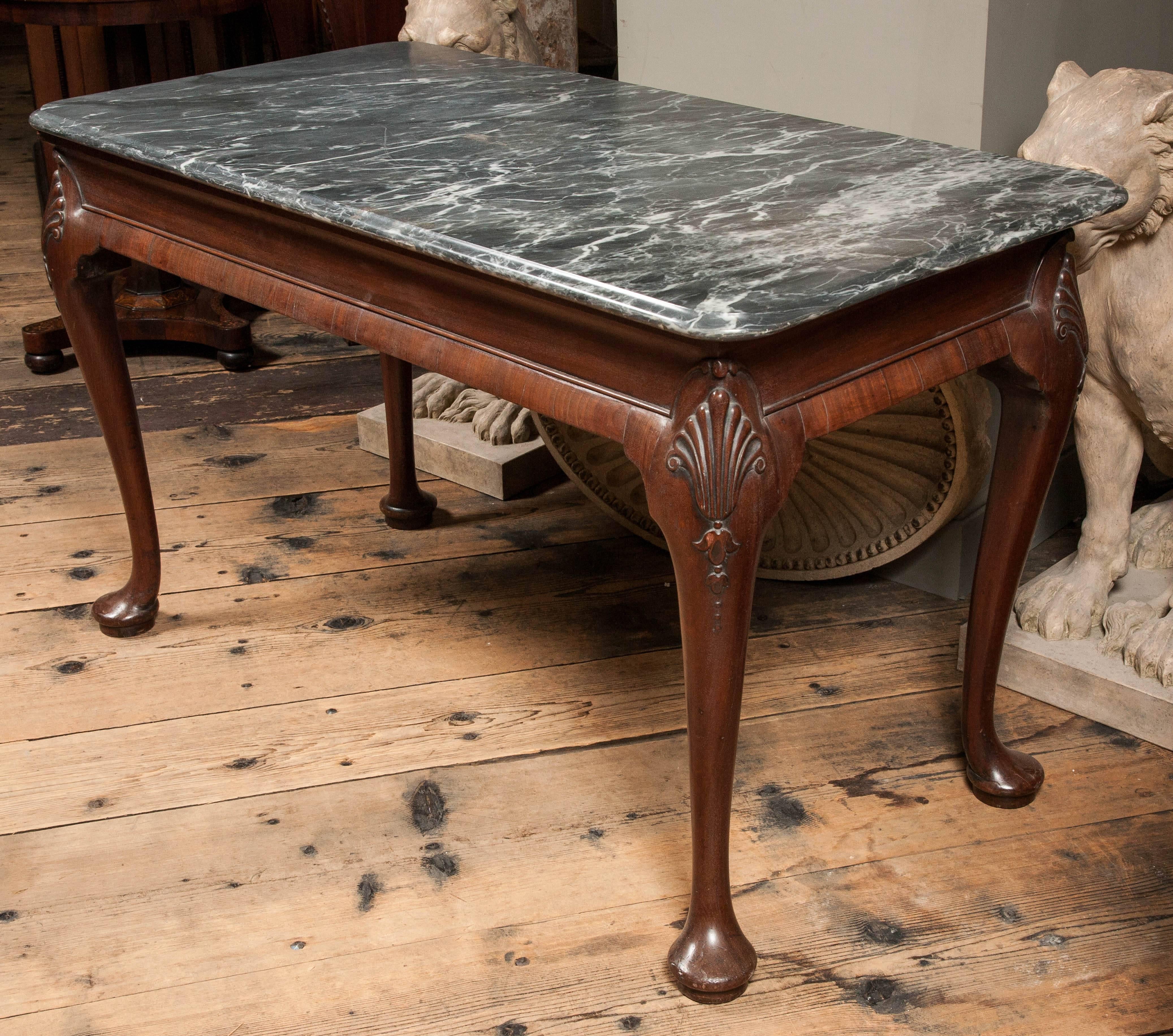 18th Century George II Mahogany Side Table For Sale