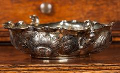 Fine Nuremberg Silver and Parcel-Gilt Bon Bon Dish