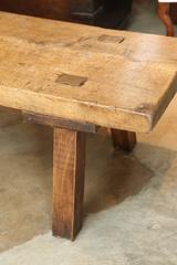 19th Century Thick Single Plank Top Bench, Coffee Table