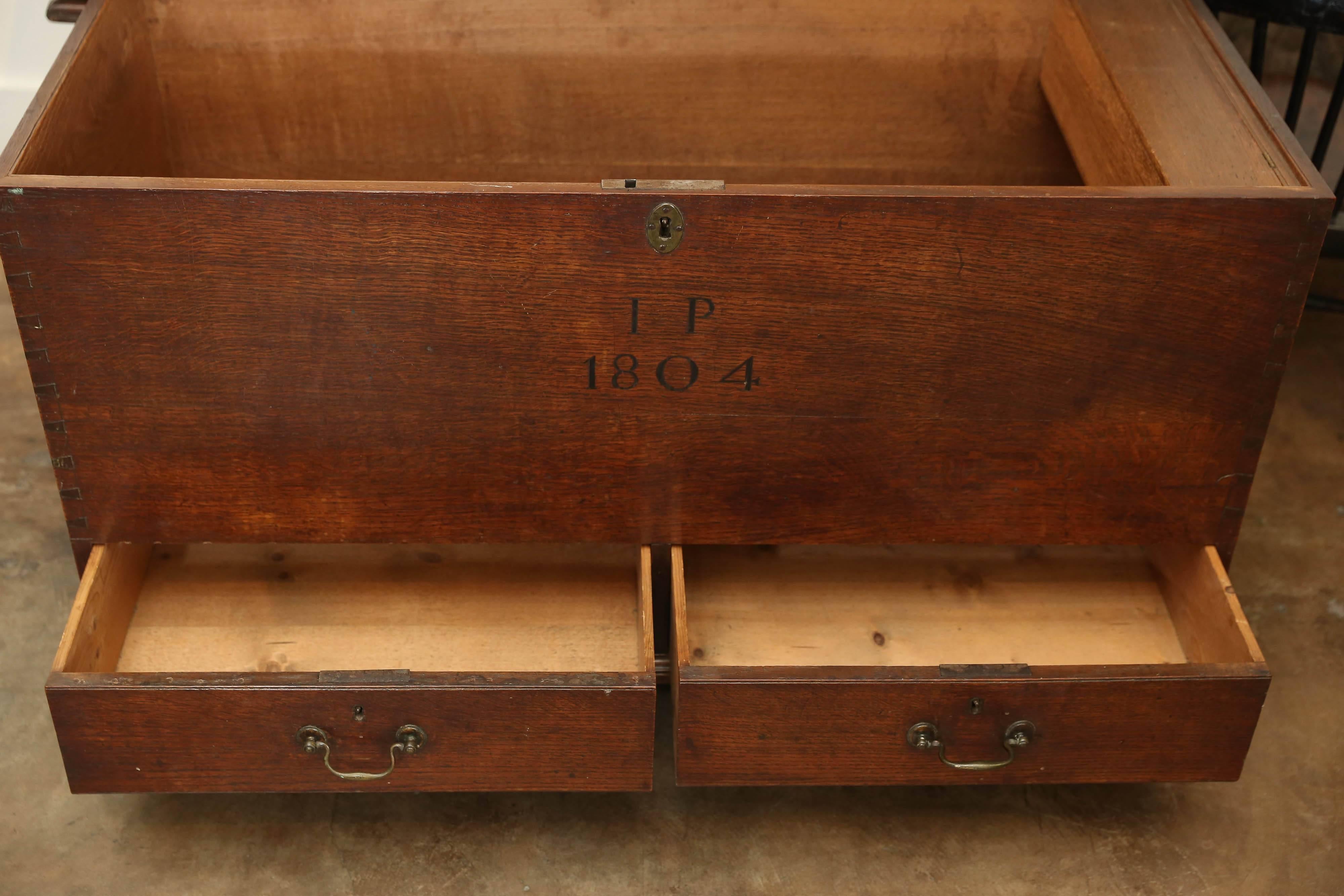 19th Century Trunk for storage In Excellent Condition In Houston, TX