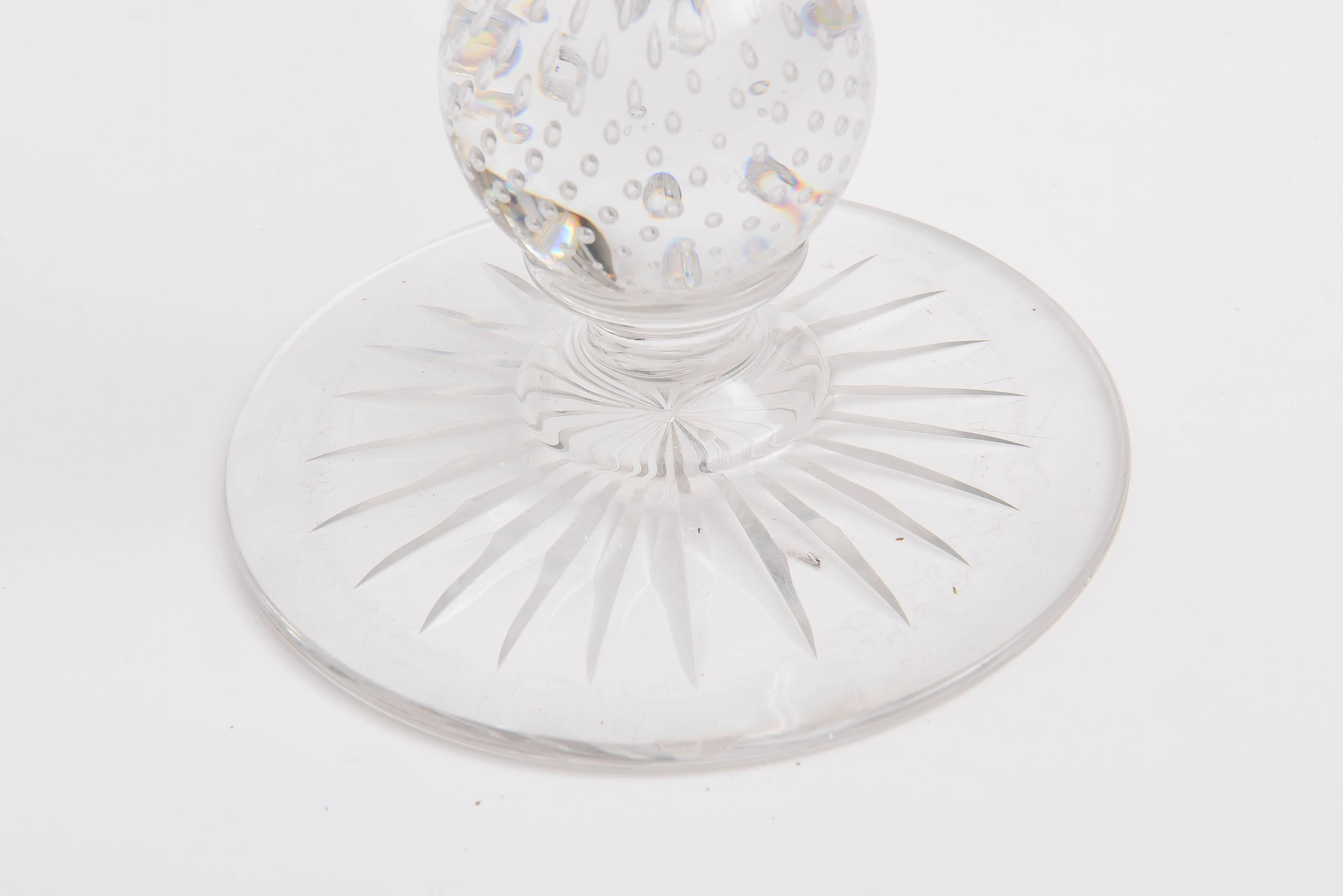 Hand-Crafted Tall and Elegant Pairpoint Cut Glass Vase