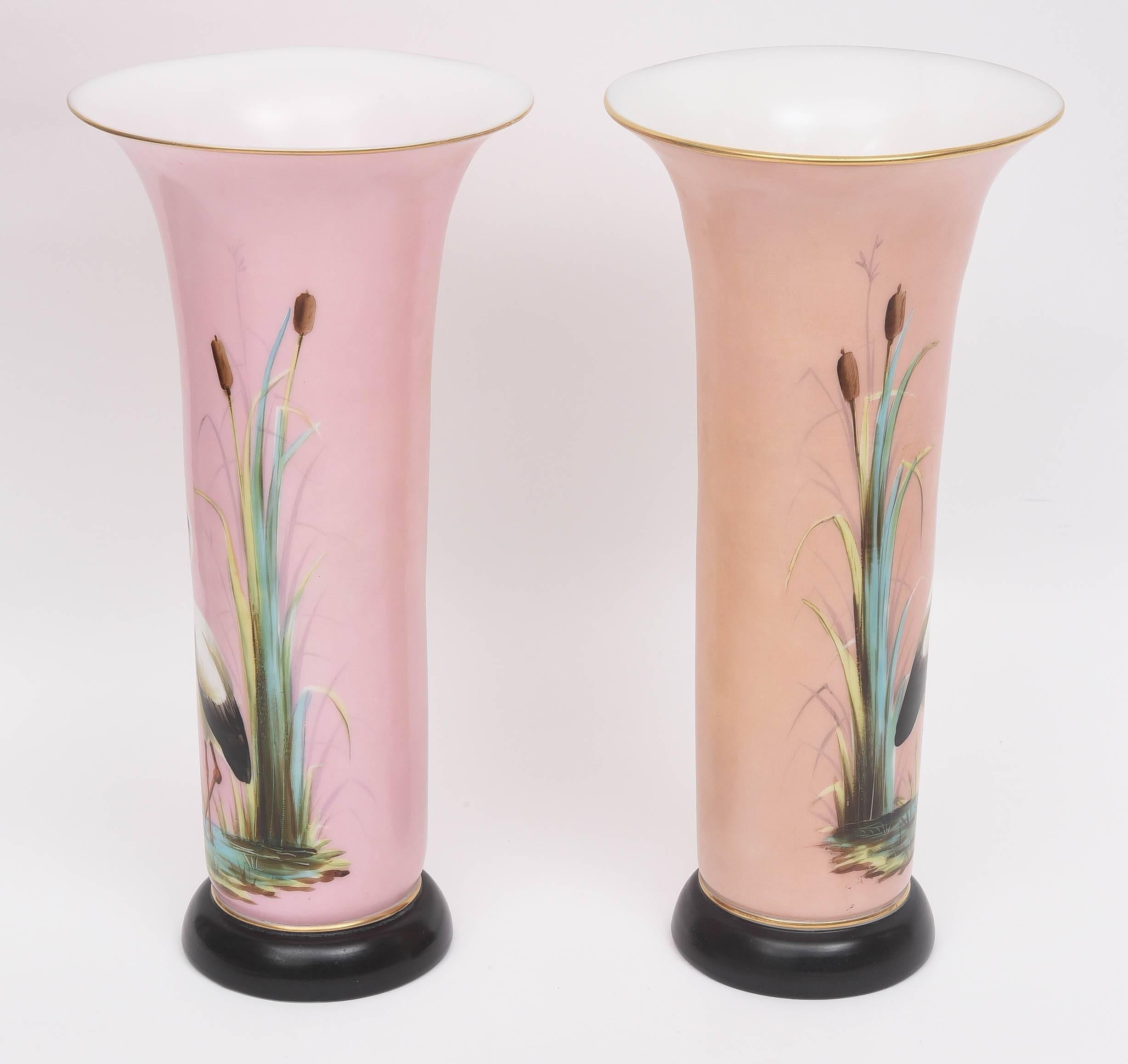 french opaline glass vase