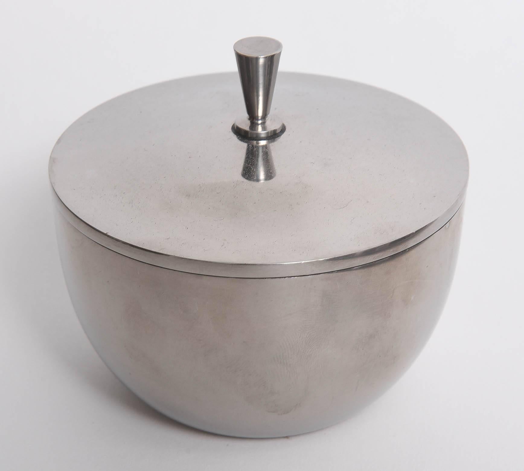 Molded Mid-Century Modern Coffee Service, Stainless, Georg Jensen, Denmark, 1960s