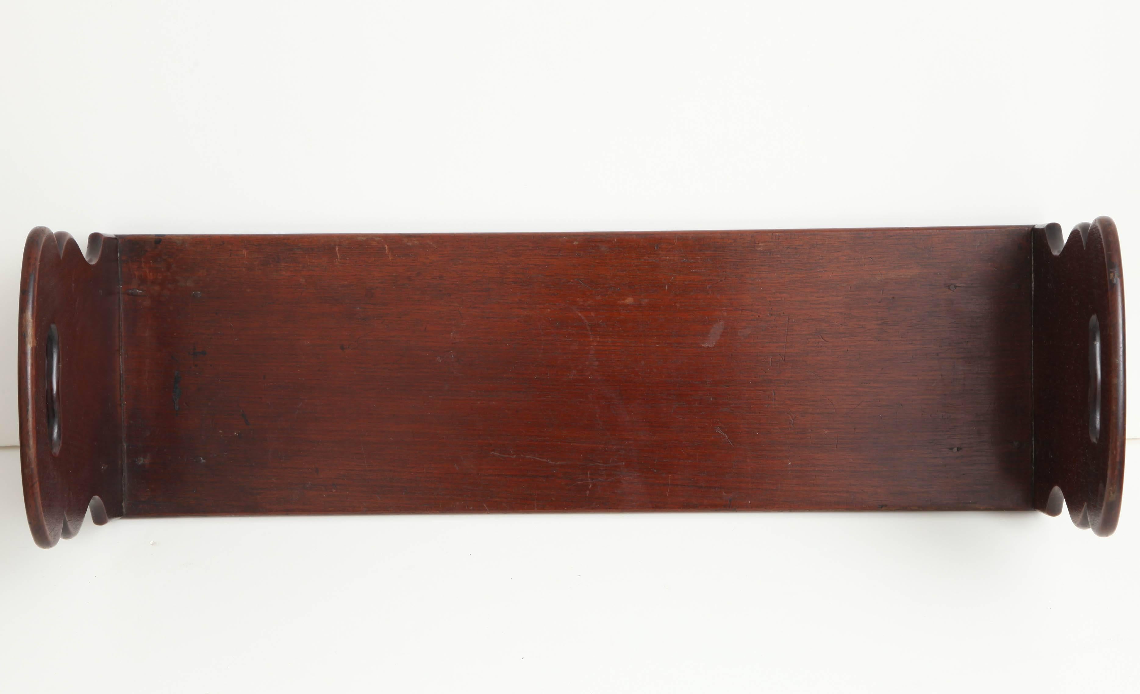 British Early 19th Century English Mahogany Book Rest For Sale