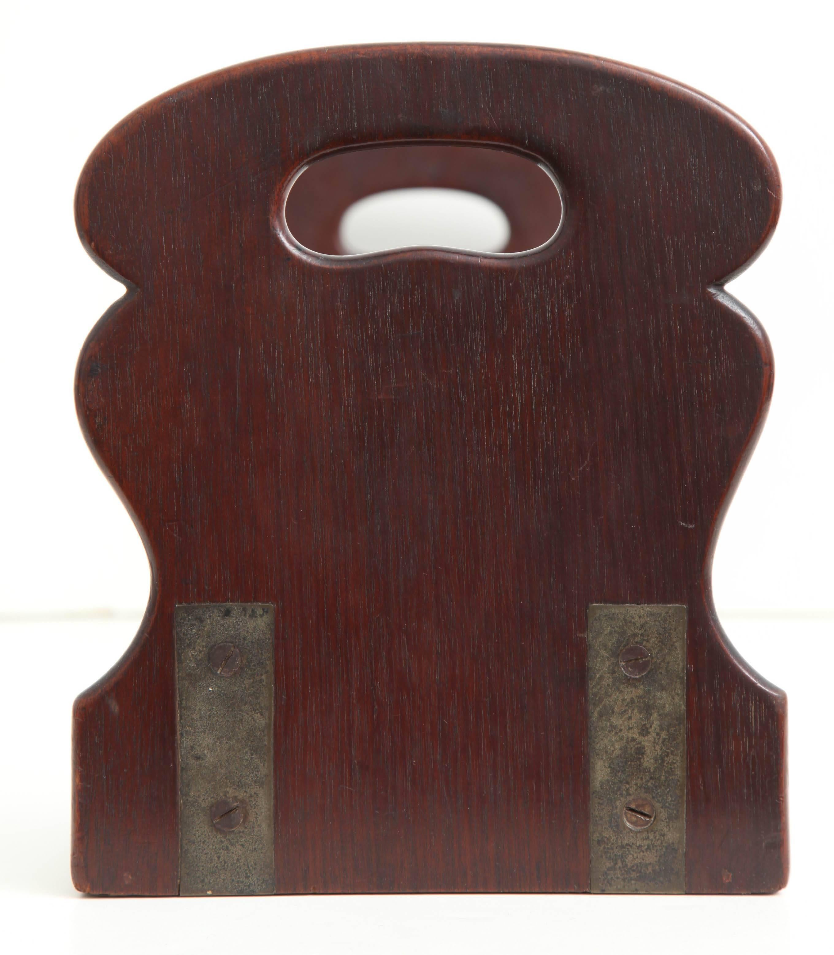 Early 19th Century English Mahogany Book Rest In Excellent Condition For Sale In New York, NY