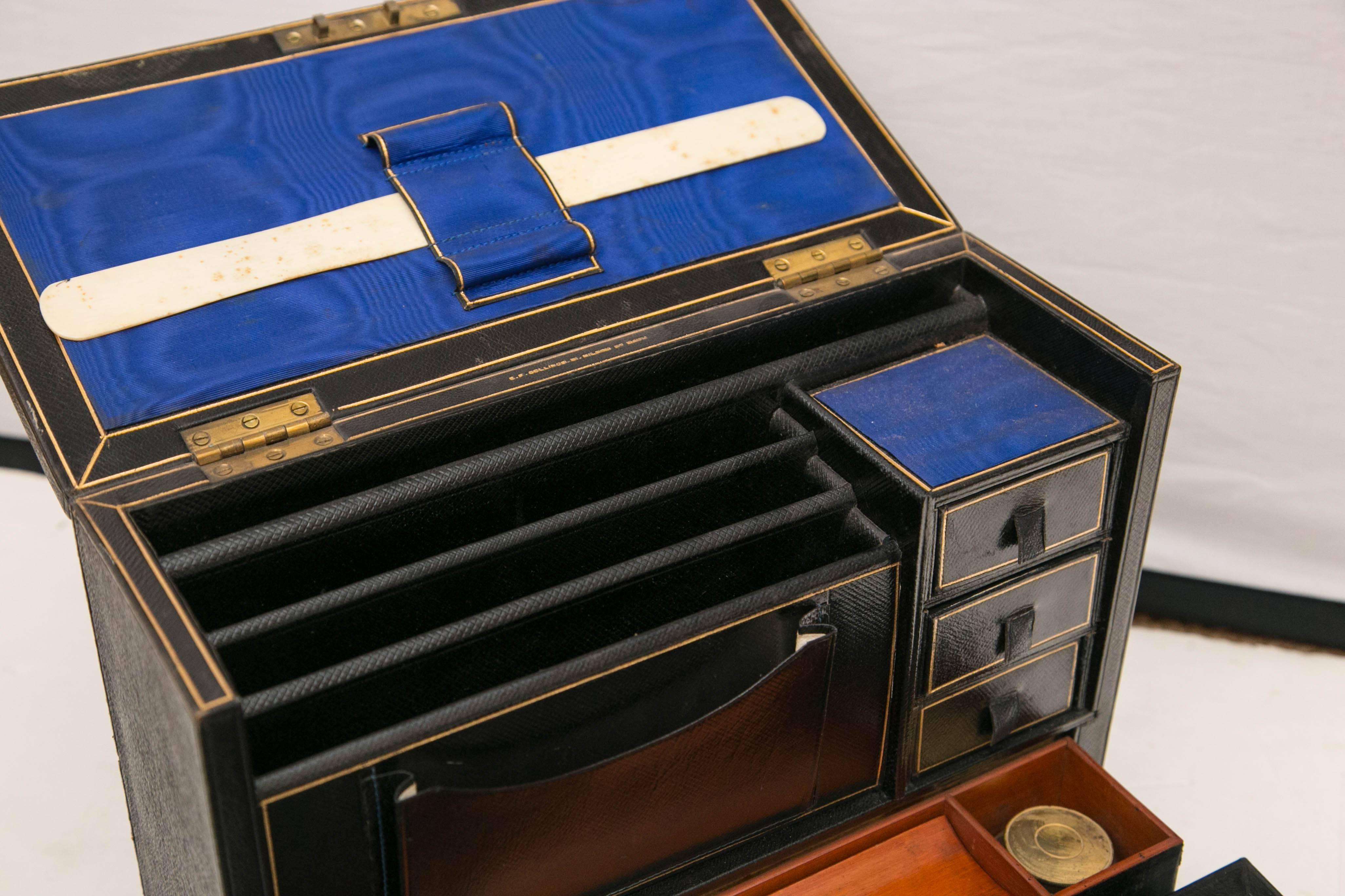 Victorian Period Leather Travelling Writing Case at 1stDibs travel