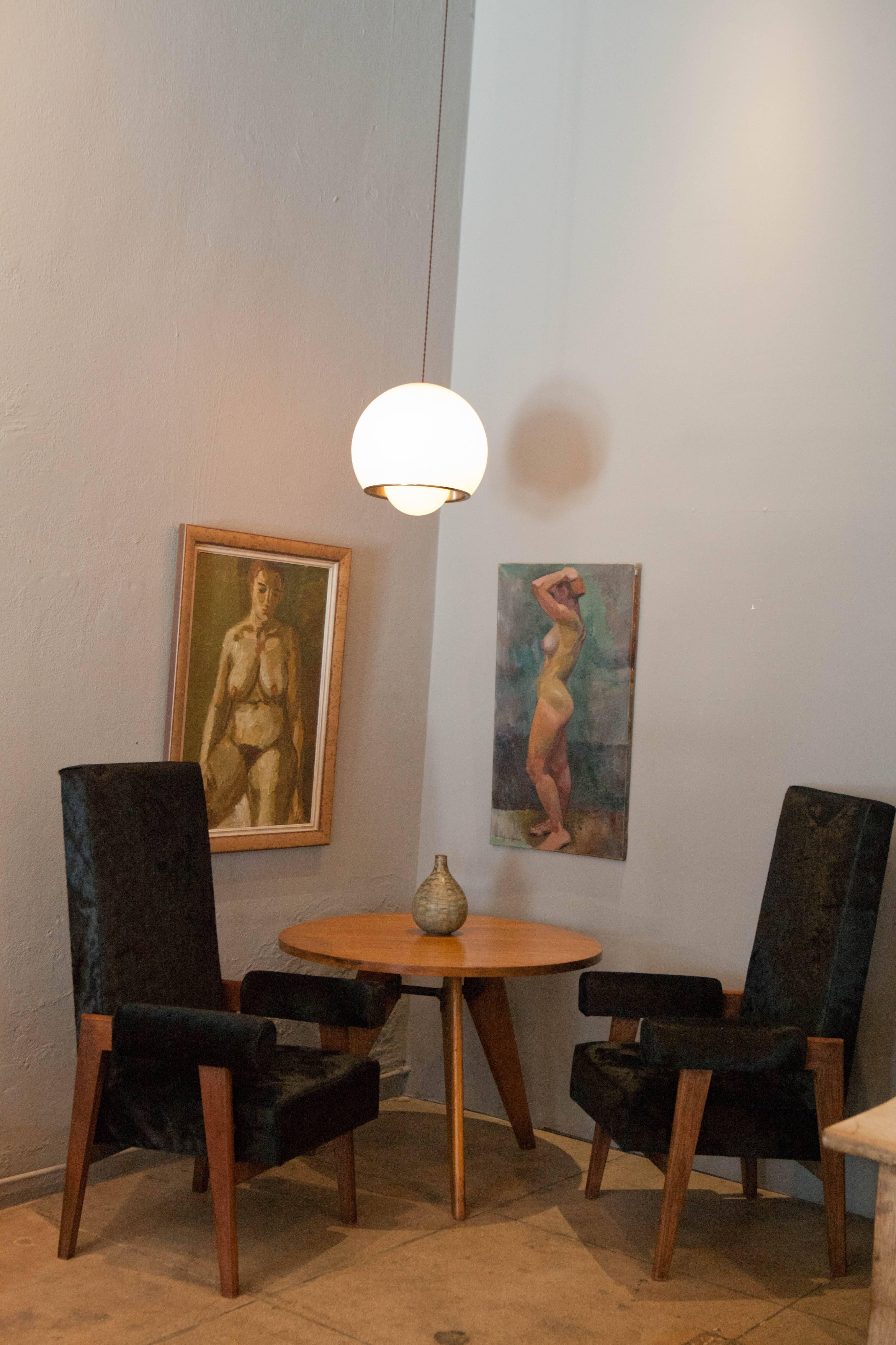 A pair of judges chairs from Chandigarh University. Sold only as a pair.