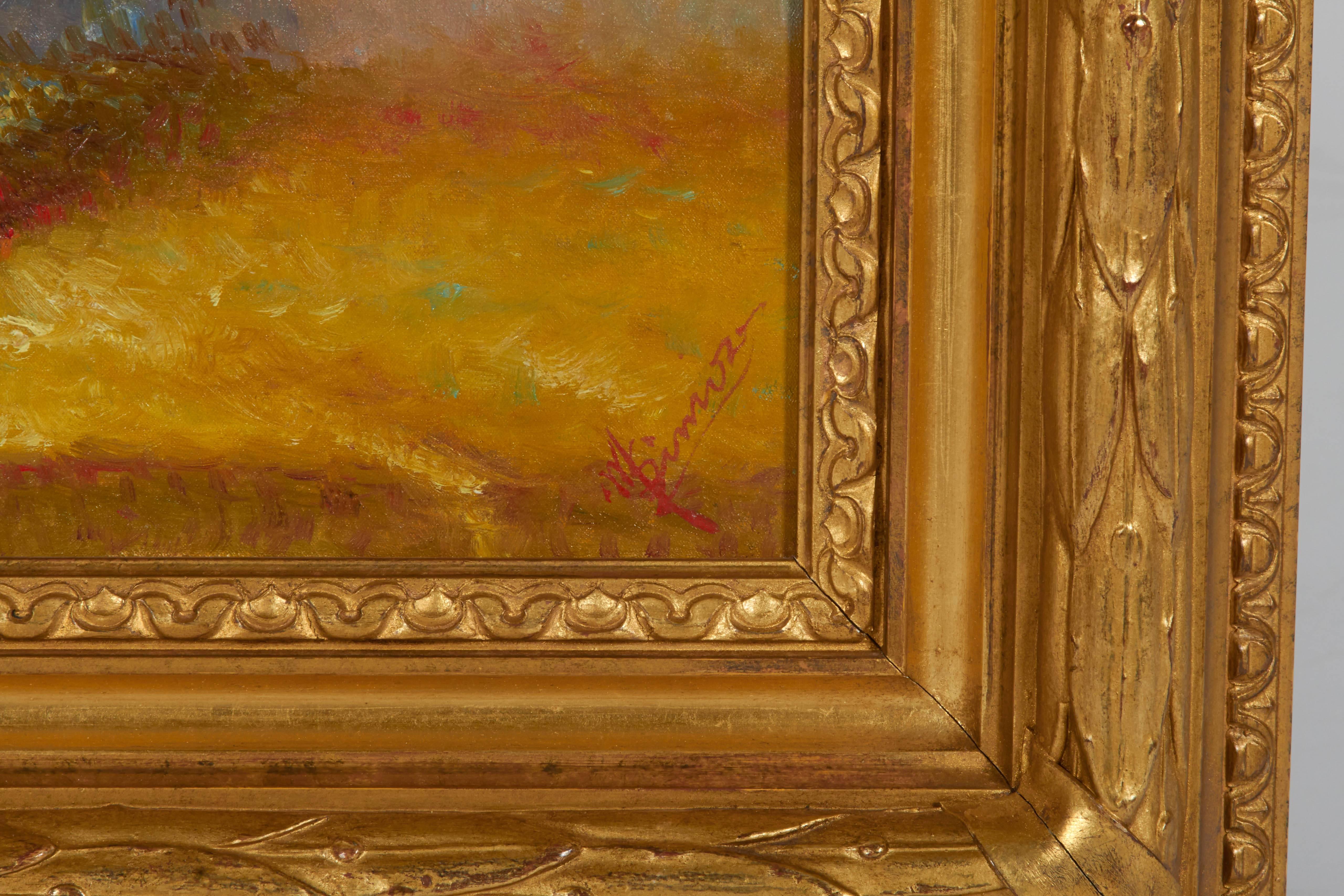 Oil on canvas floral study. Framed in gold color frame. Signature found lower right but illegible.

*Not available for sale or to ship in the state of California.