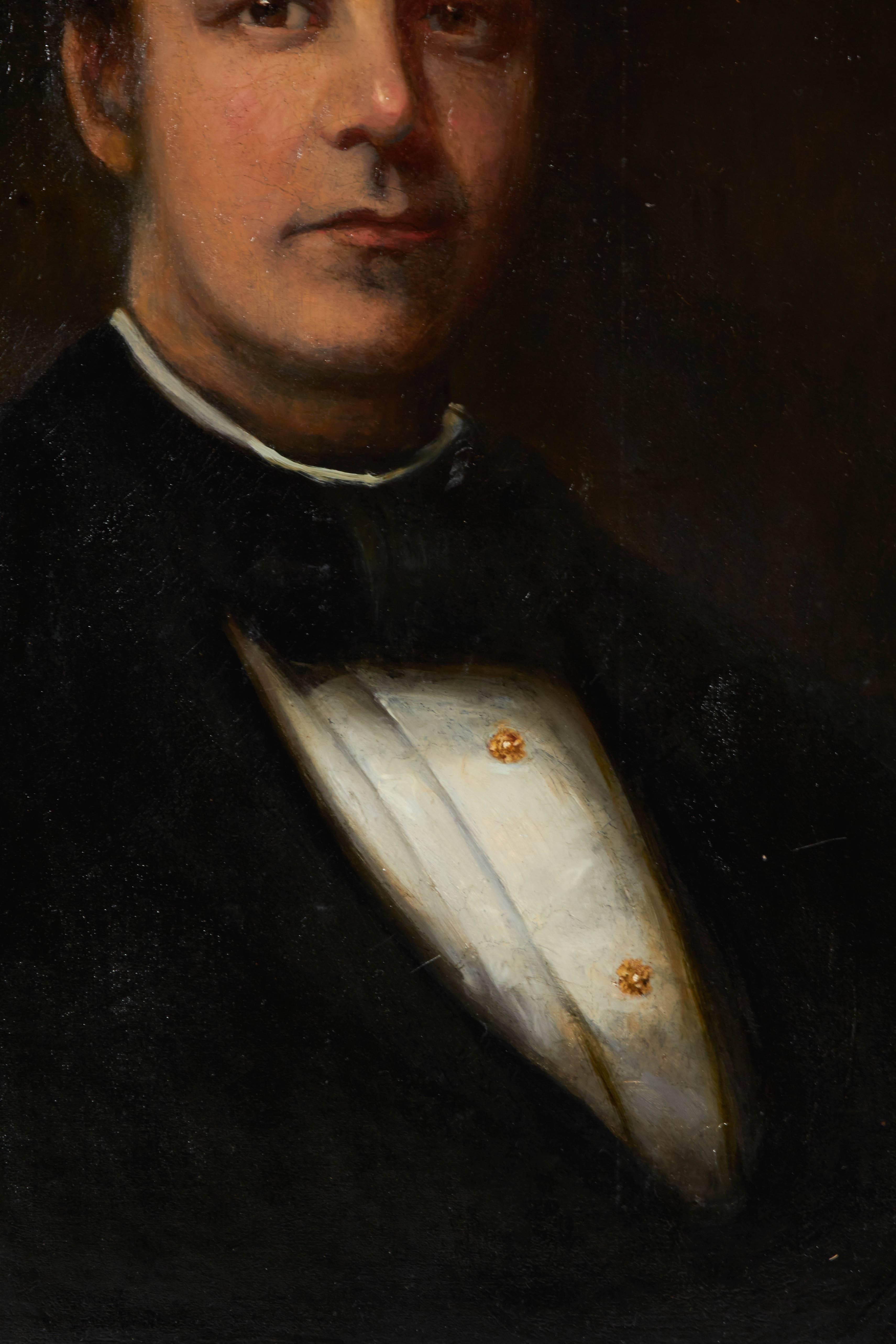 Portrait of a Man in Formal Attire at 1stDibs