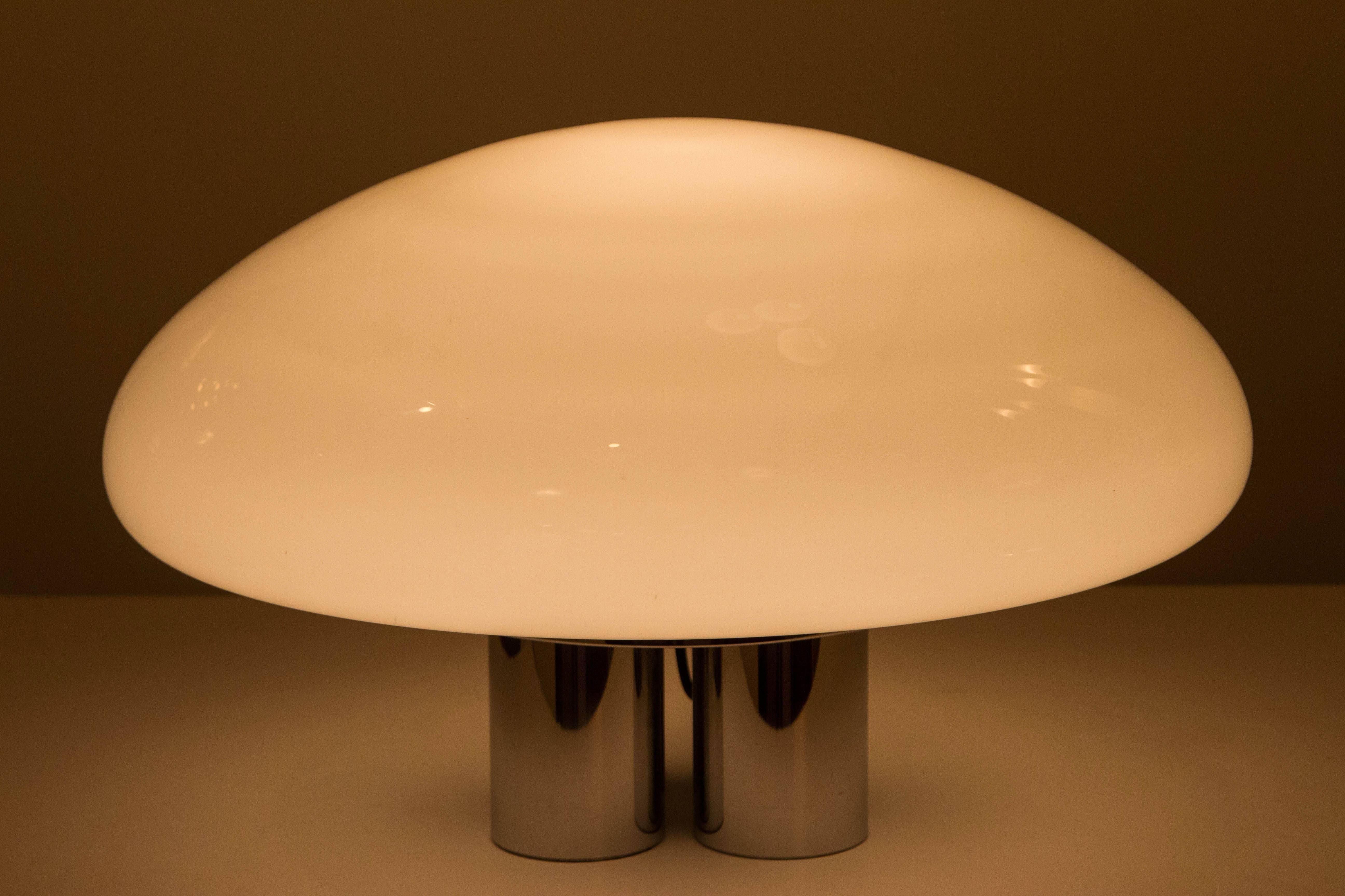 Large Sergio Mazza 'Magnolia' Table Lamp for Quattrifolio c. 1971 1