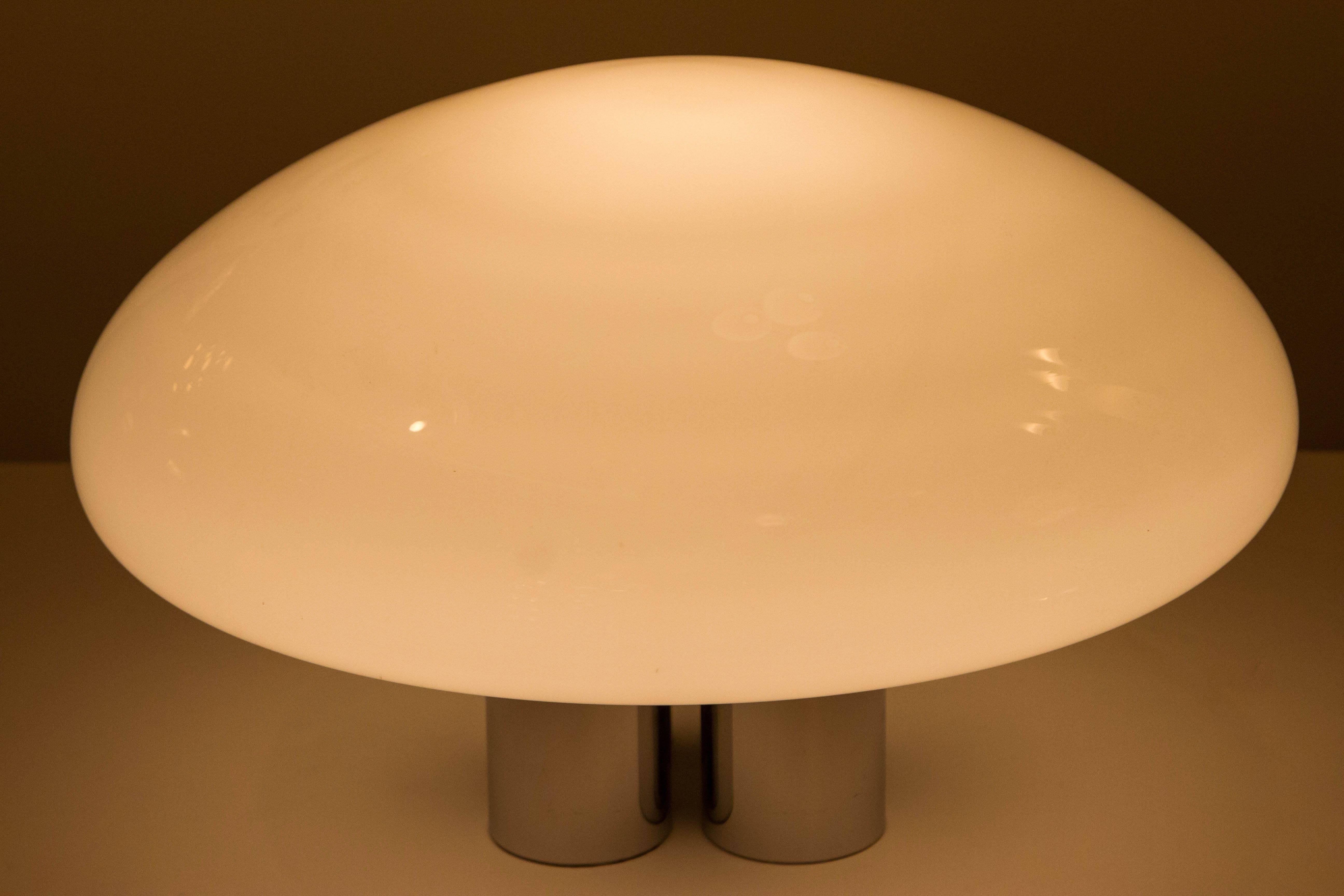 Large Sergio Mazza 'Magnolia' Table Lamp for Quattrifolio c. 1971 2