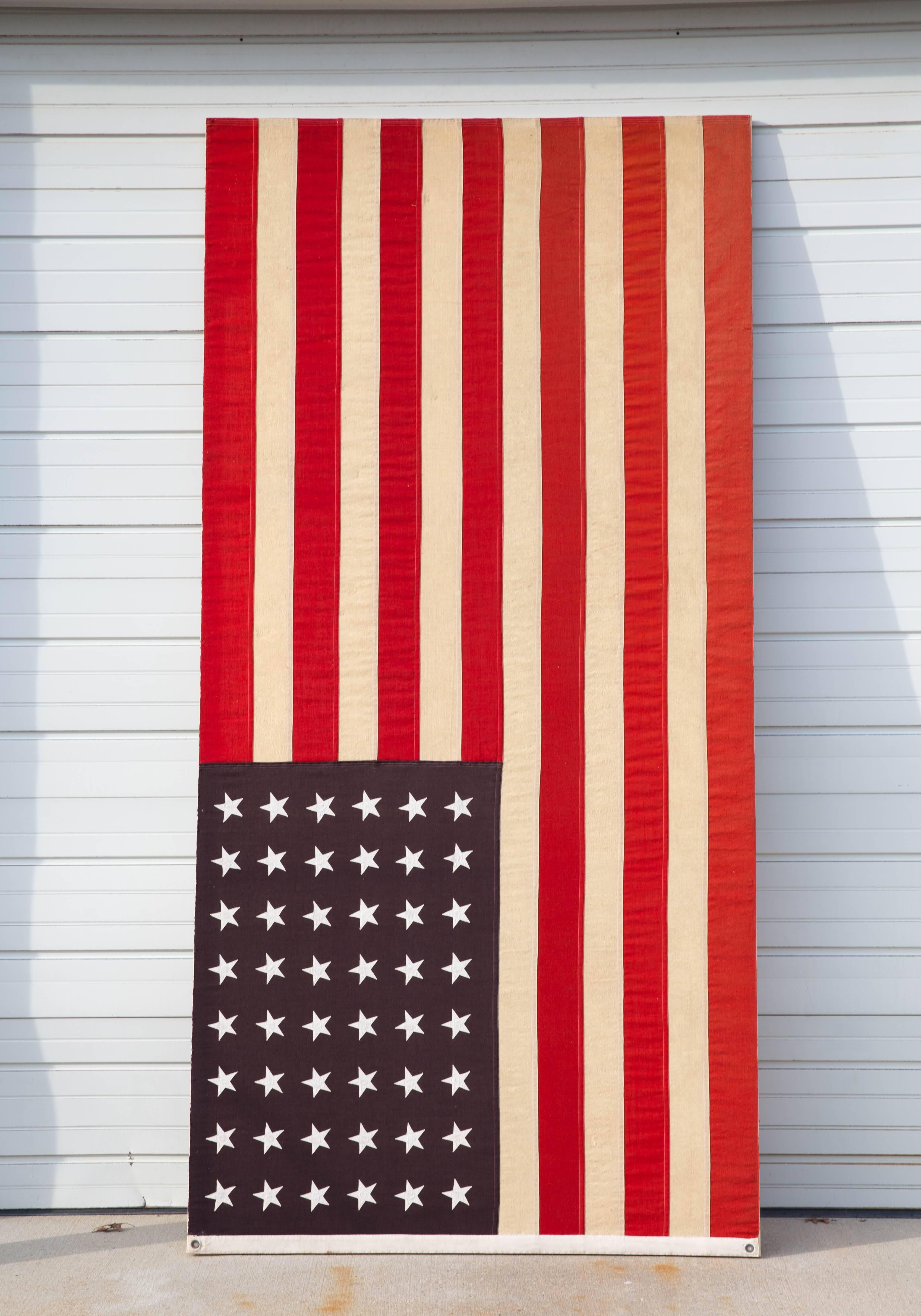 Huge World War Era American Flag In Excellent Condition In New York City, NY