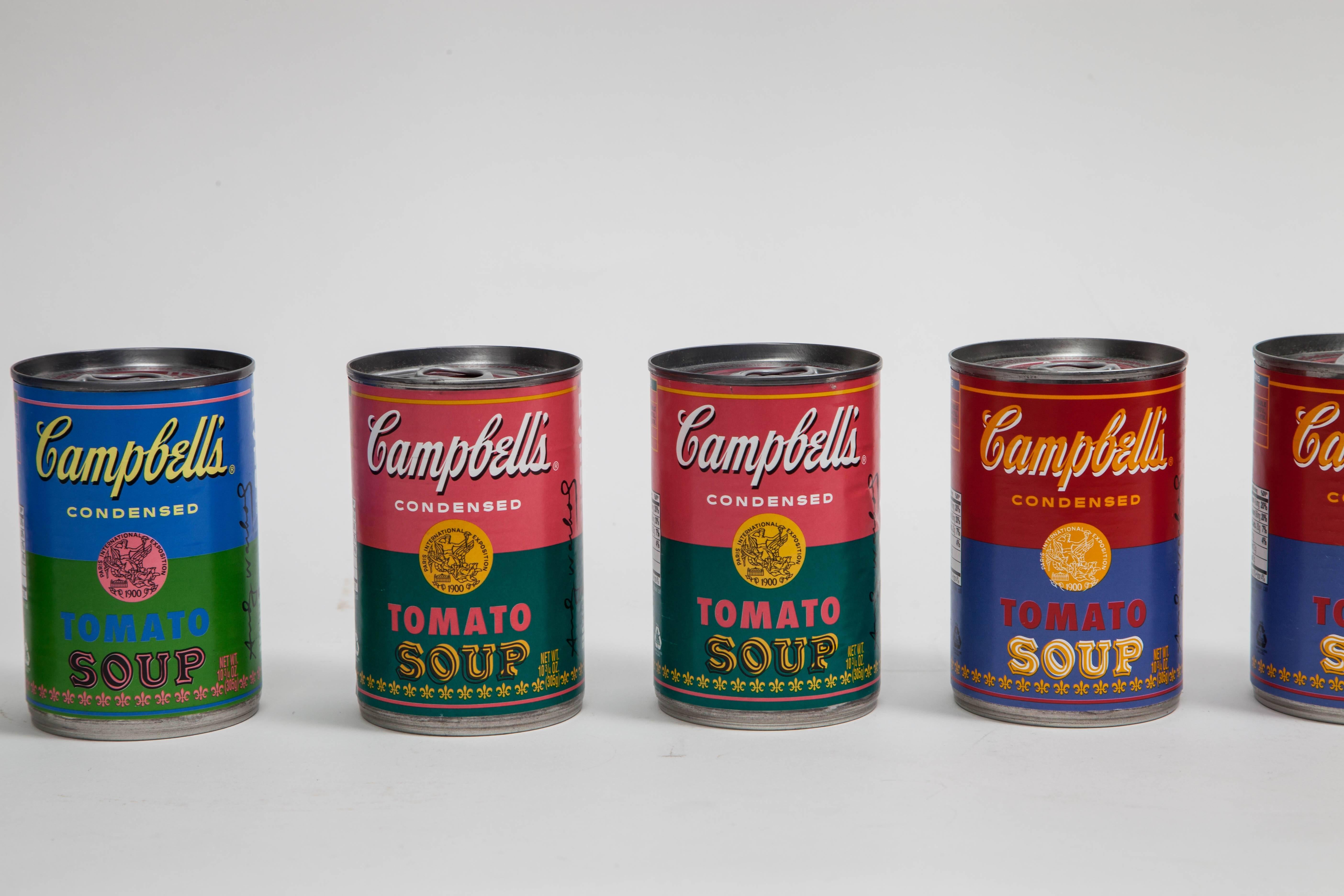 andy warhol 50th anniversary soup cans