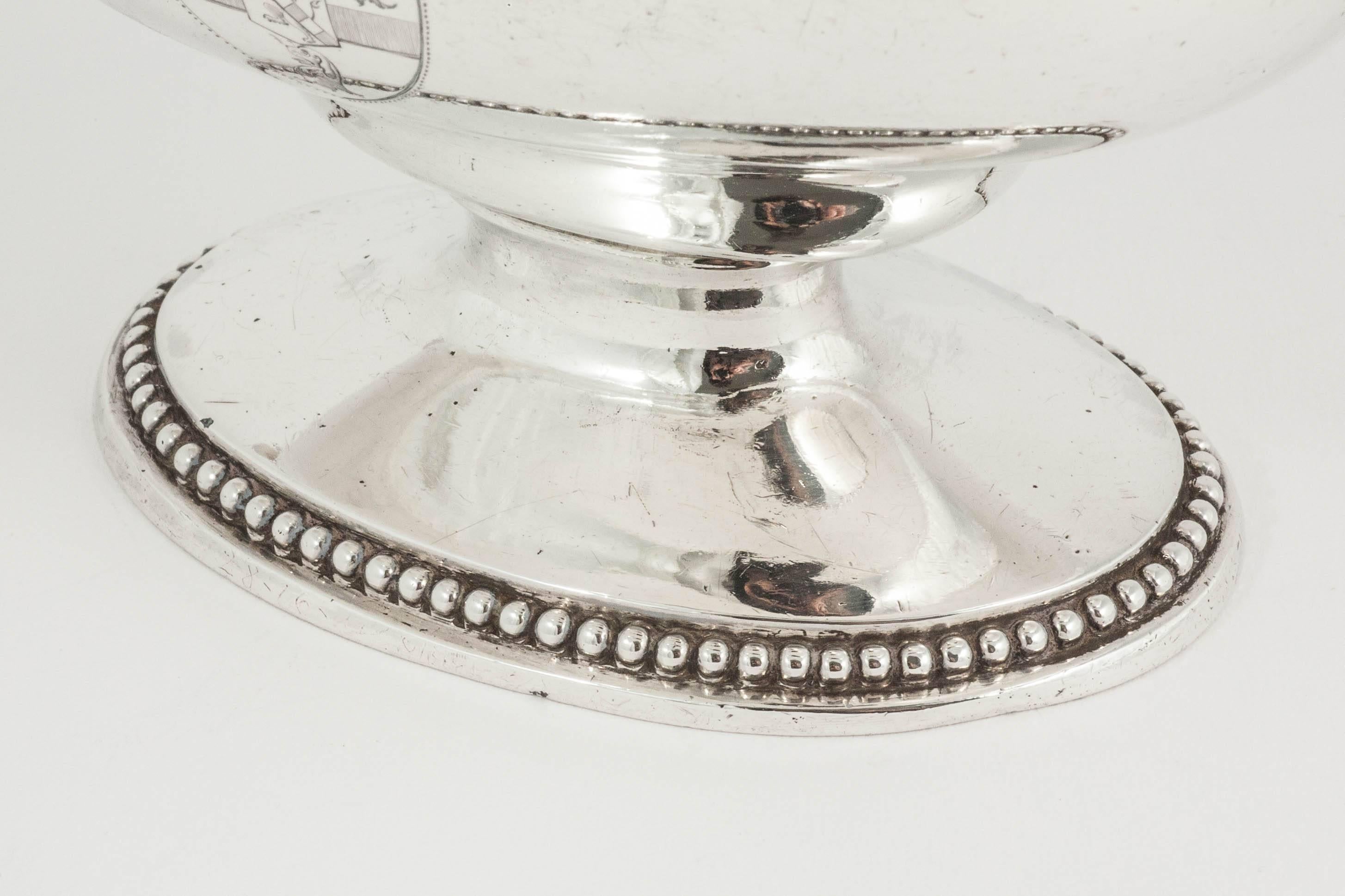 Pair of George III Silver Sauce Boats For Sale 1
