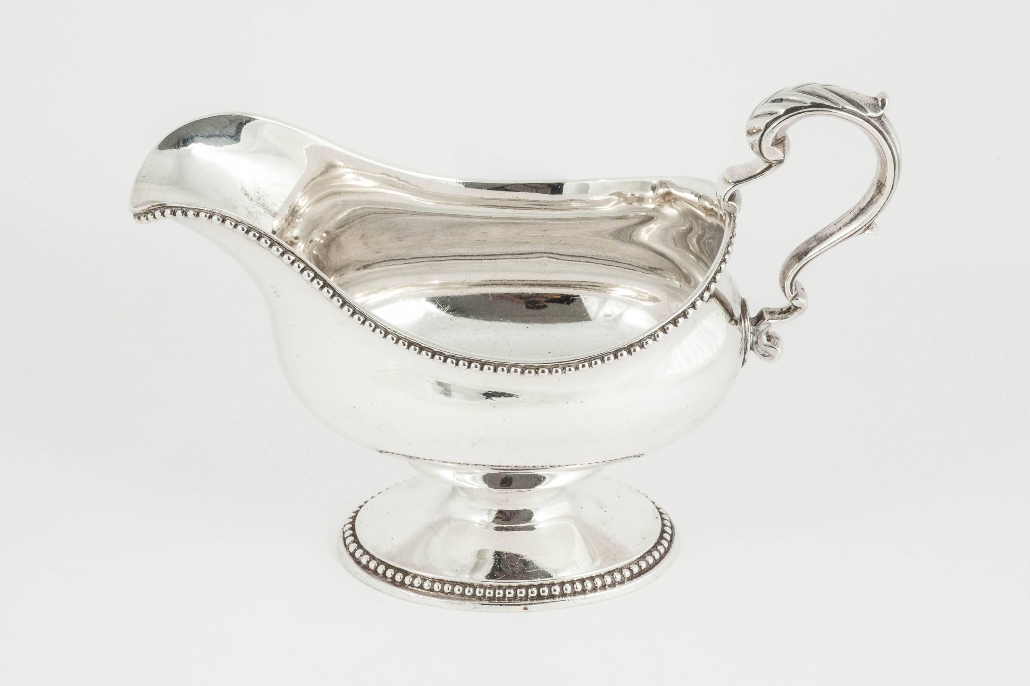 Pair of George III Silver Sauce Boats For Sale 3