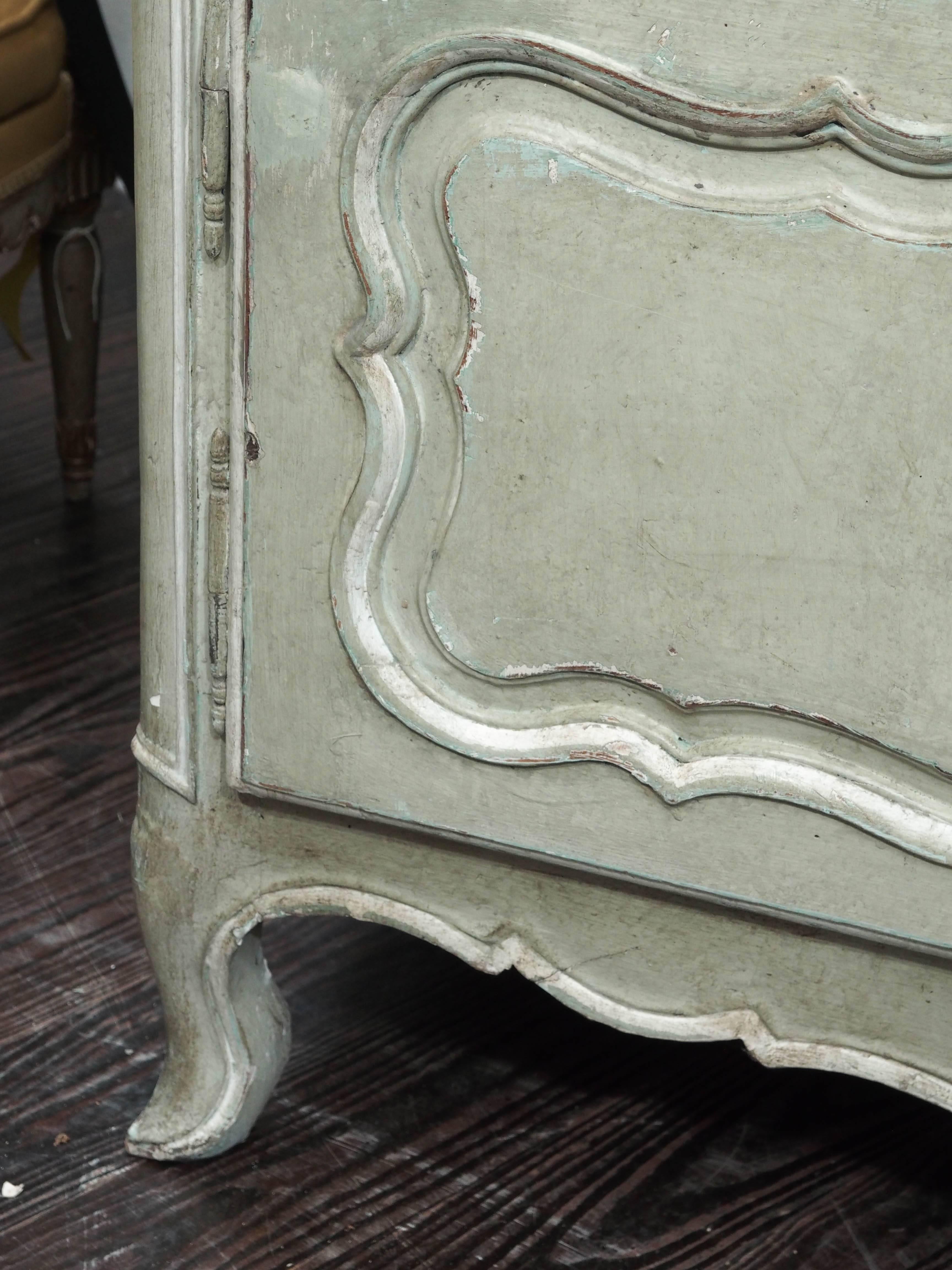European French Painted 18th Century Buffett  For Sale