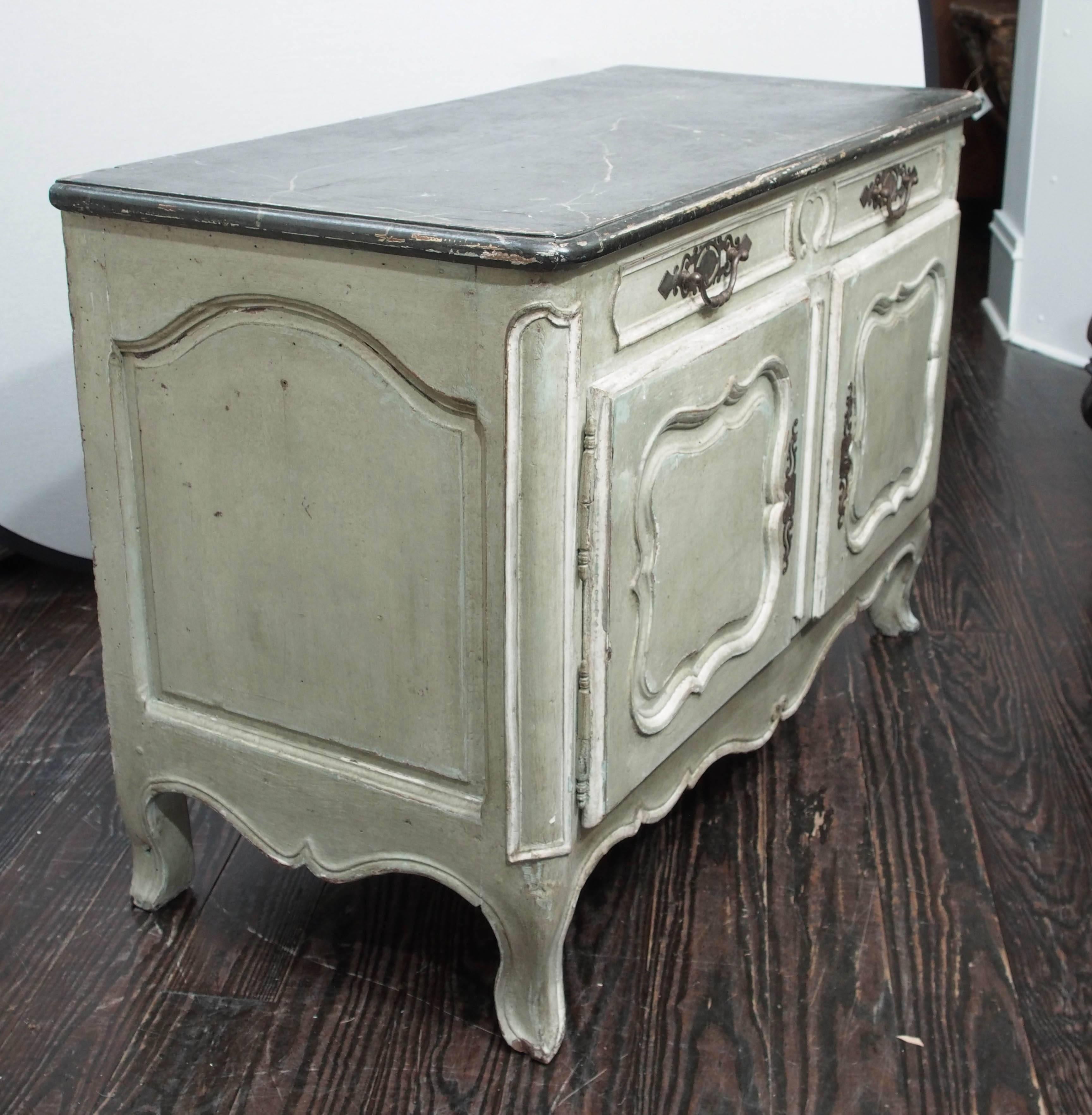 French Painted 18th Century Buffett  For Sale 1