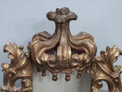 Italian Reliquary Carved  Giltwood