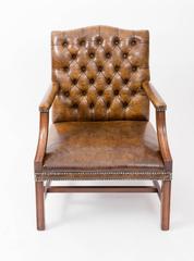 Gainsborough Leather Library, Desk Chair, England, circa 1930