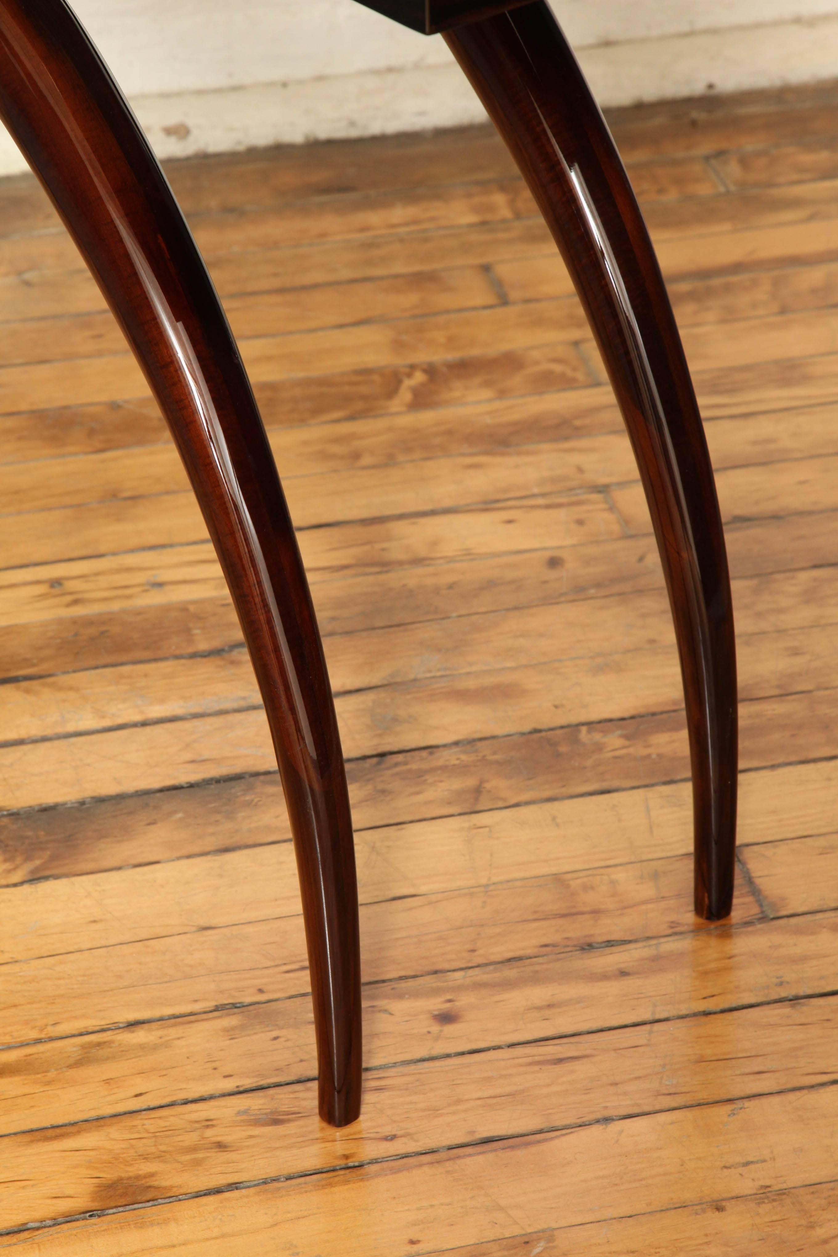 Brass Art Deco Console Table