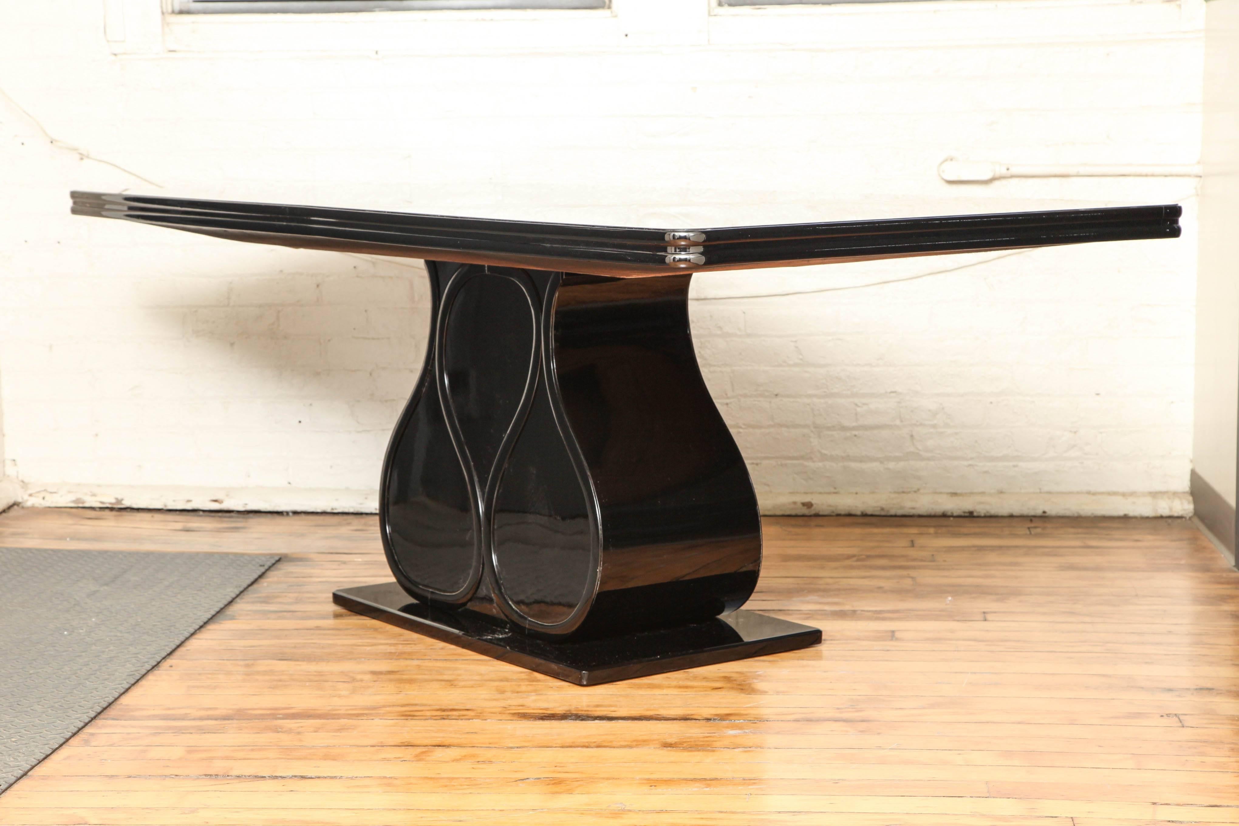 Opaline Glass Unique Mid-Century Dining Table