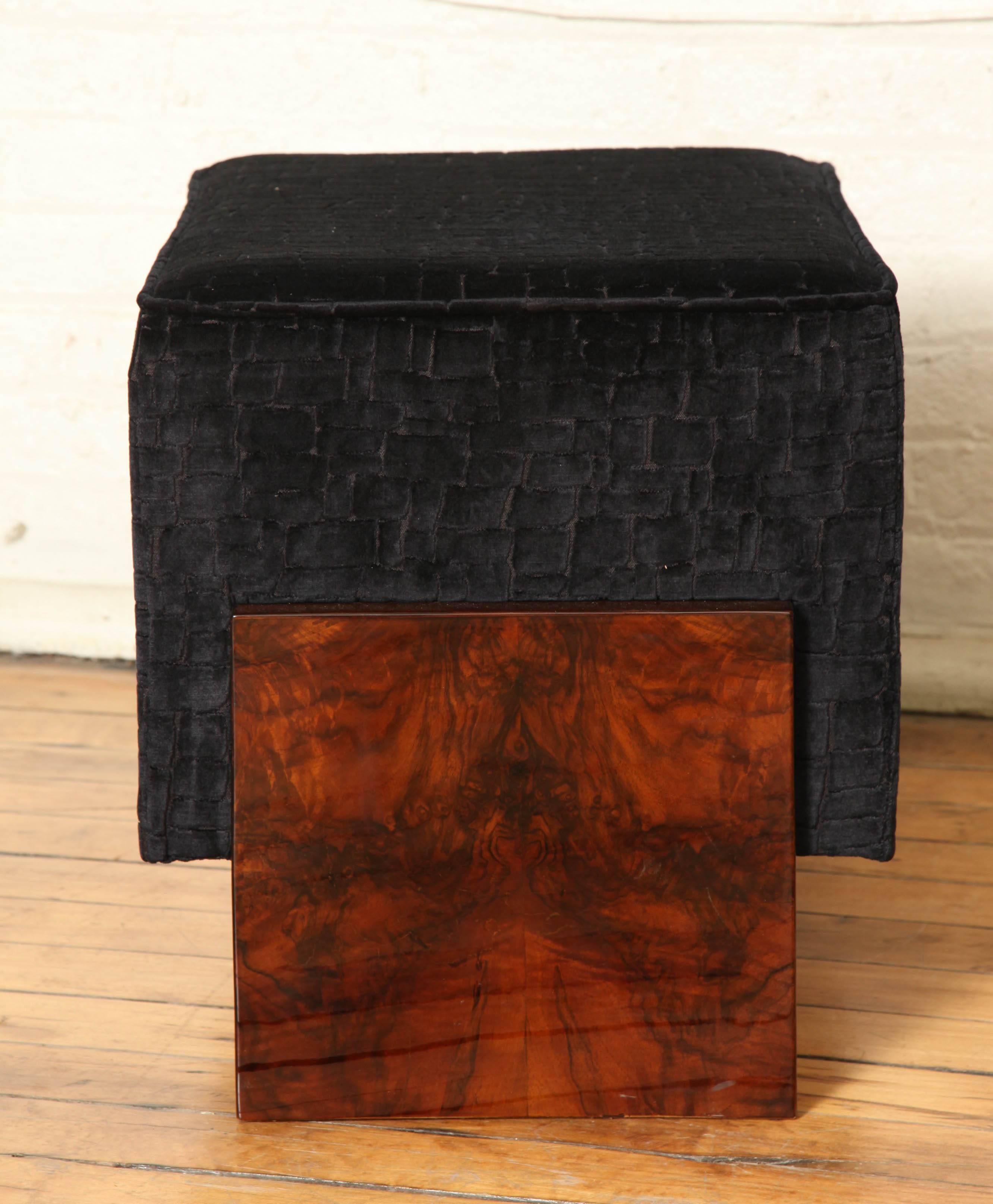 Art Deco Ottoman/Pouf In Excellent Condition In New York, NY