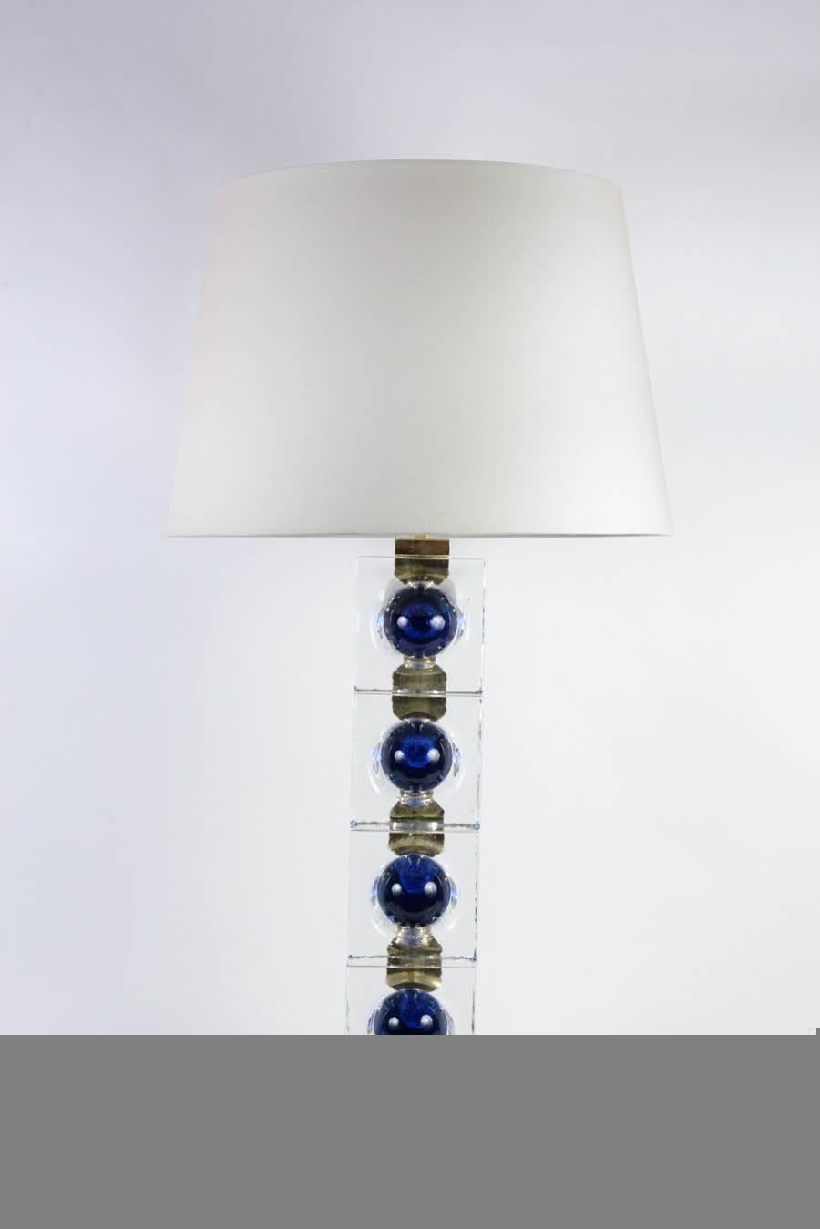 Lampen aus Muranoglas, entworfen von Juanluca Fontana, Paar (21. Jahrhundert und zeitgenössisch) im Angebot