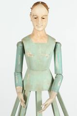 19th Century Wooden Spanish Colonial Bastidor, Cage Doll