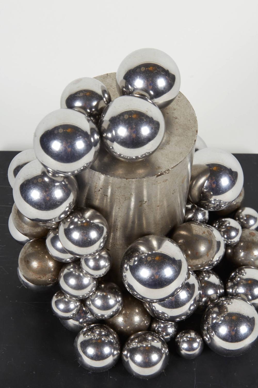 Steel Balls with Cylinder, USA at 1stdibs