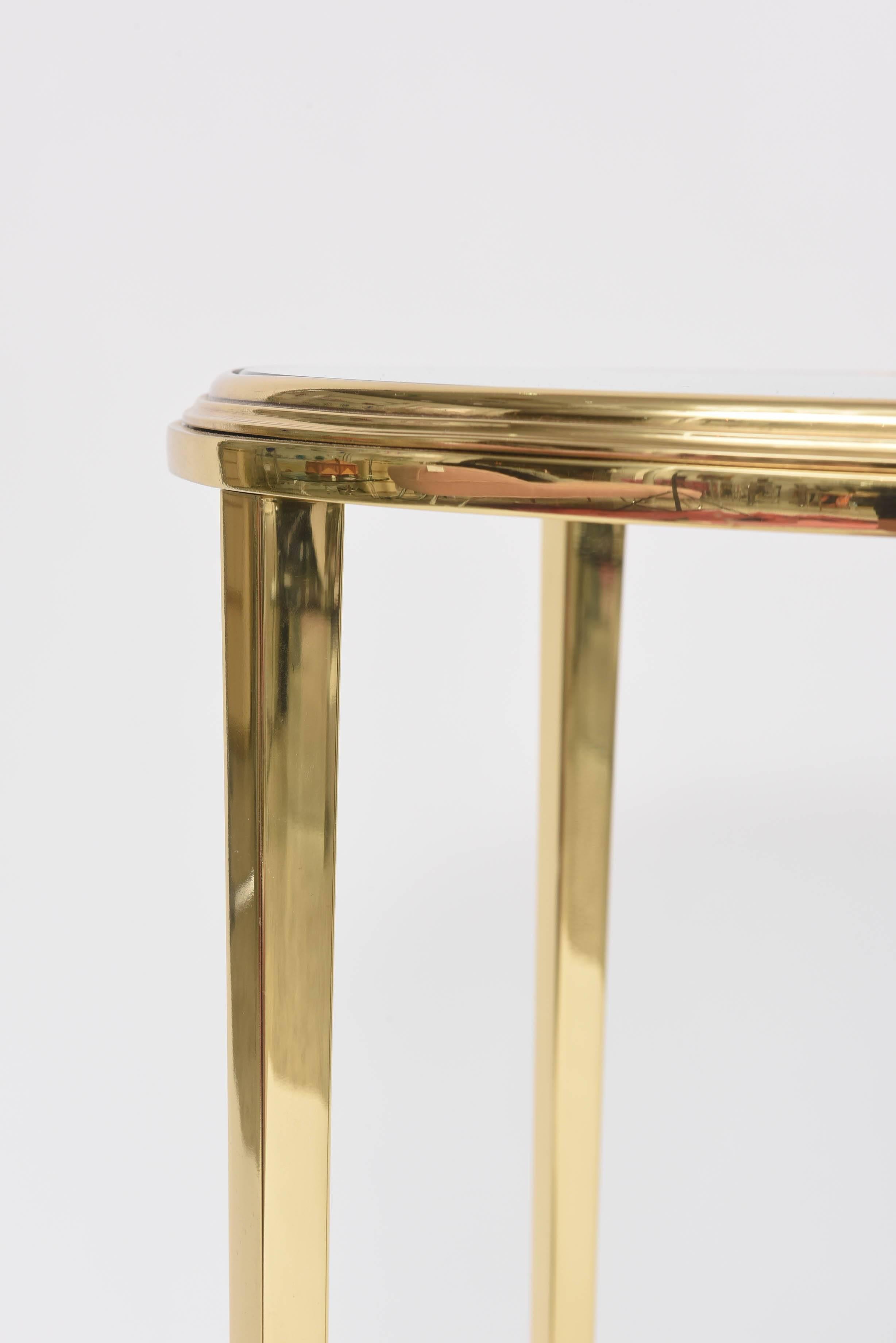 Cast Brass Side Table