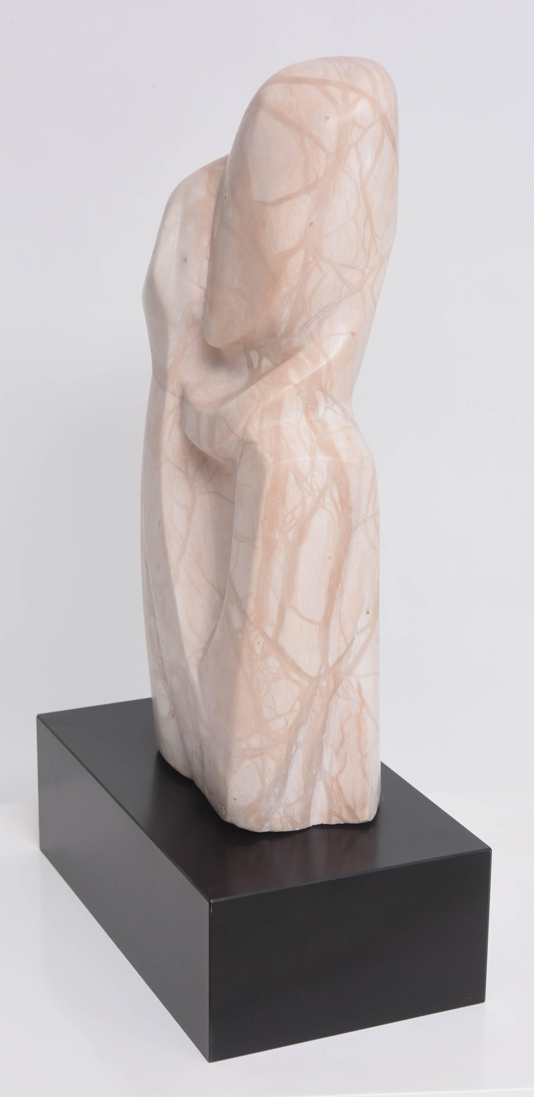 Delete 4 WIP ------ Marble Sculpture, Mother and Child Embracing, Beatrice Eiges 1