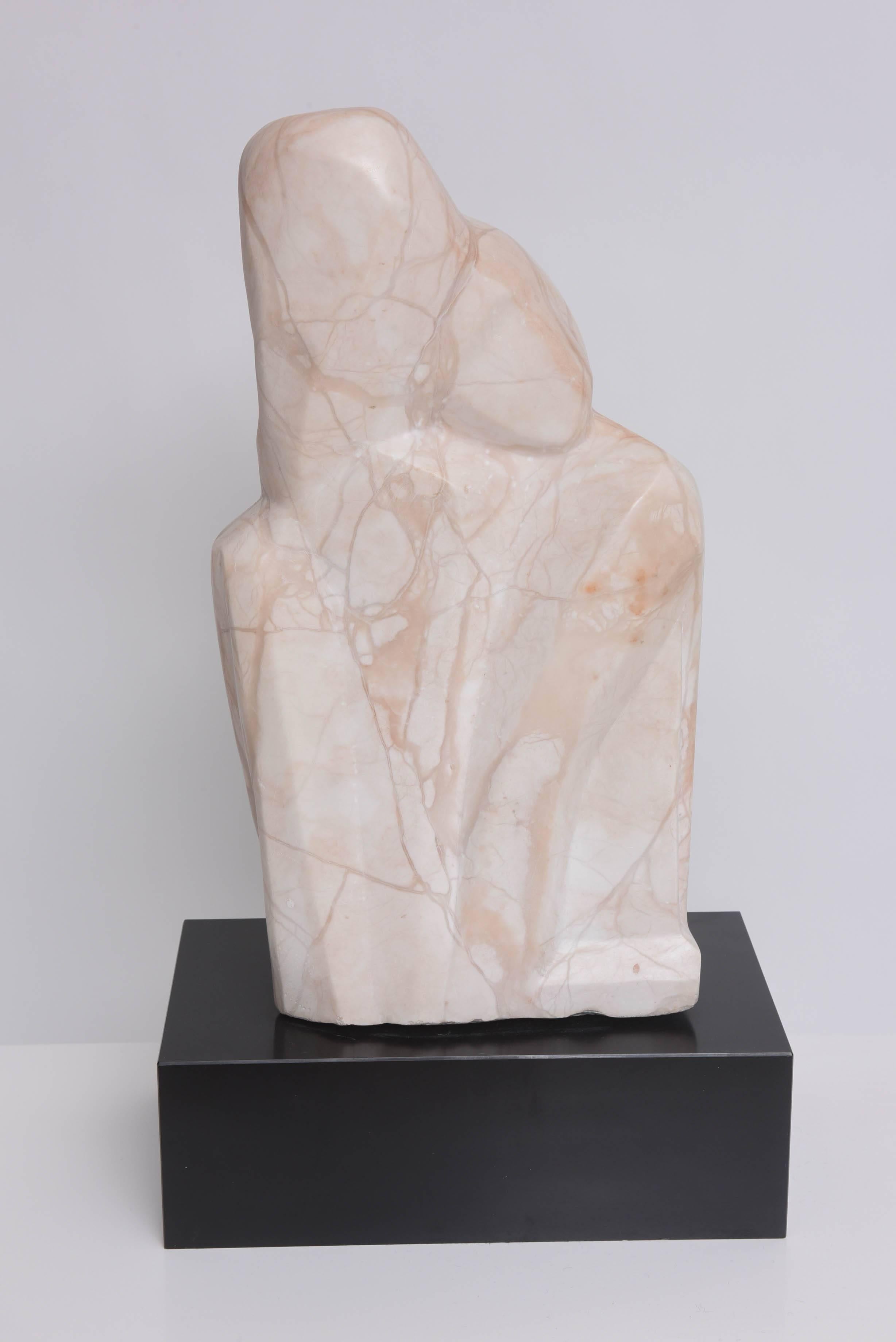 Delete 4 WIP ------ Marble Sculpture, Mother and Child Embracing, Beatrice Eiges 2